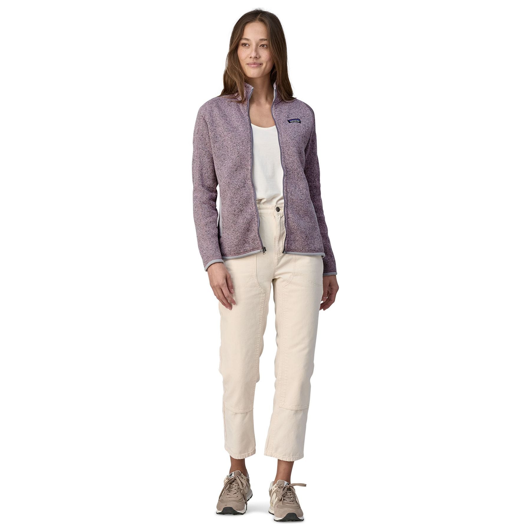 Patagonia Women's Better Sweater Fleece Jacket Sale Milkweed Mauve Image 04