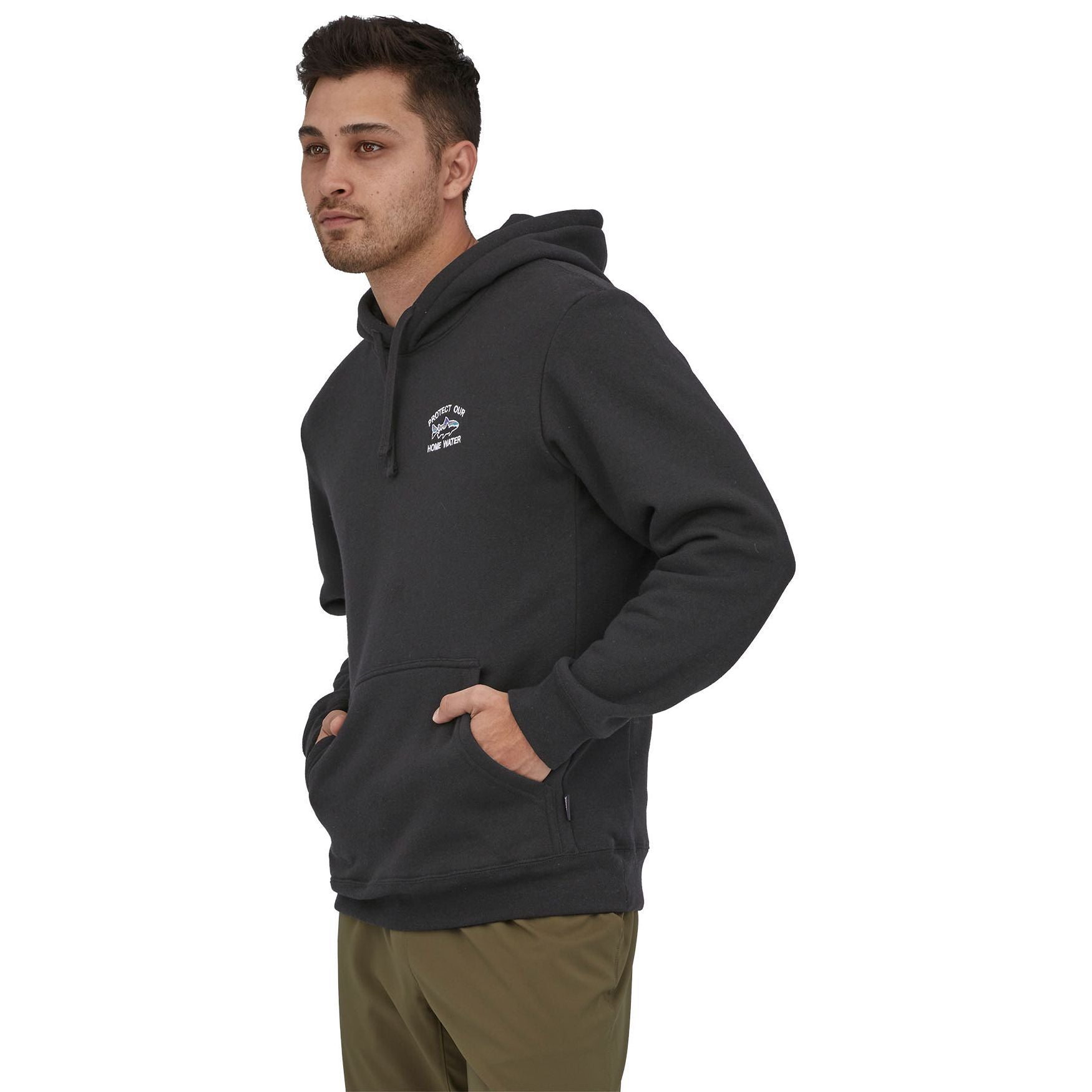 Patagonia Men's Home Water Trout Uprisal Hoody Black Image 02