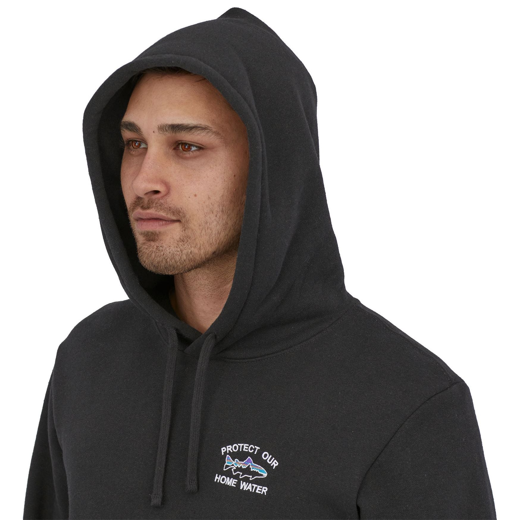 Patagonia Men's Home Water Trout Uprisal Hoody Black Image 04