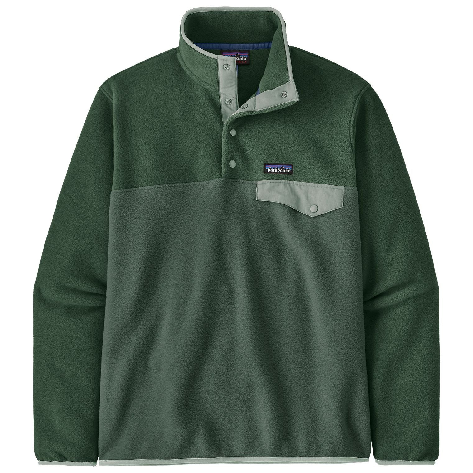 Patagonia Men's Lightweight Synch Snap-T Pullover Canopy Green Image 01