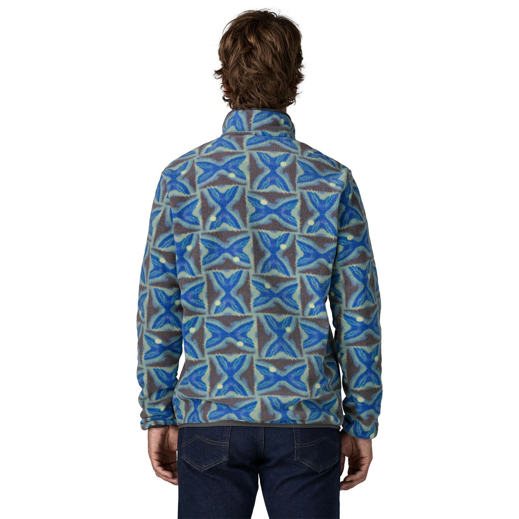 Patagonia Men's Lightweight Synch Snap-T Pullover Deep Freeze: Forge Grey Image 04