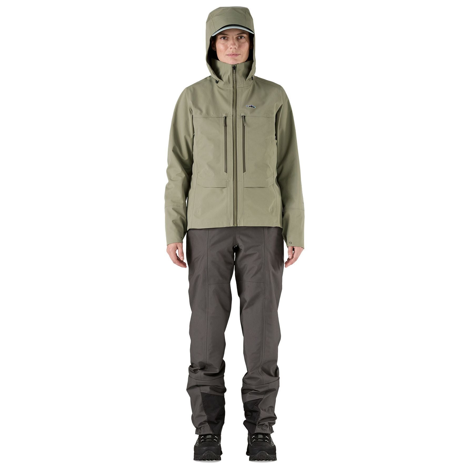 Patagonia Women's Swiftcurrent Wading Jacket River Rock Green