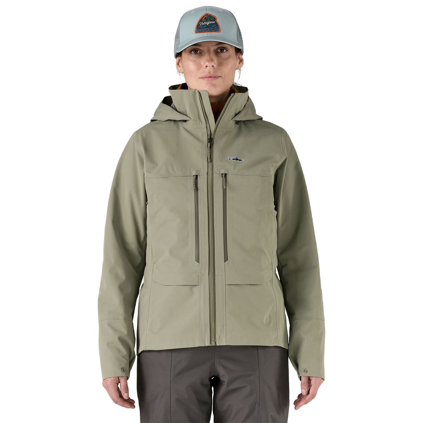 Patagonia Women's Swiftcurrent Wading Jacket River Rock Green