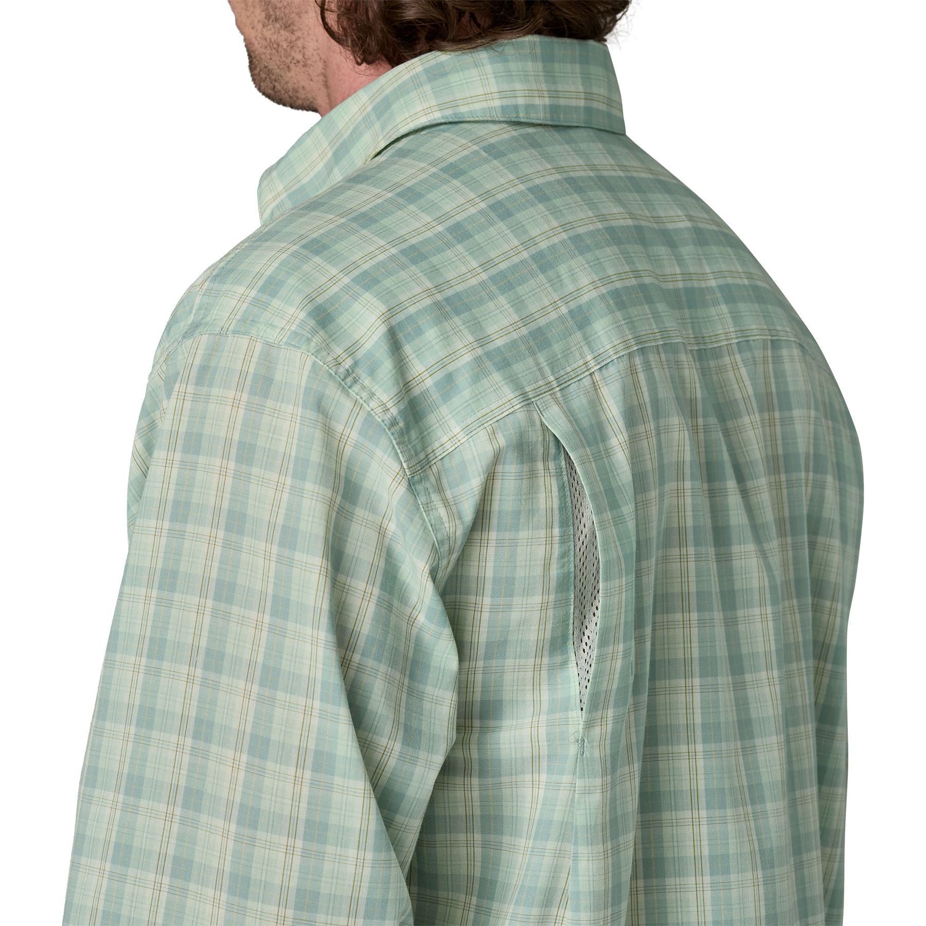 Patagonia Men's Long-Sleeved Island Hopper Shirt Dipper: Rinsed Green Image 06