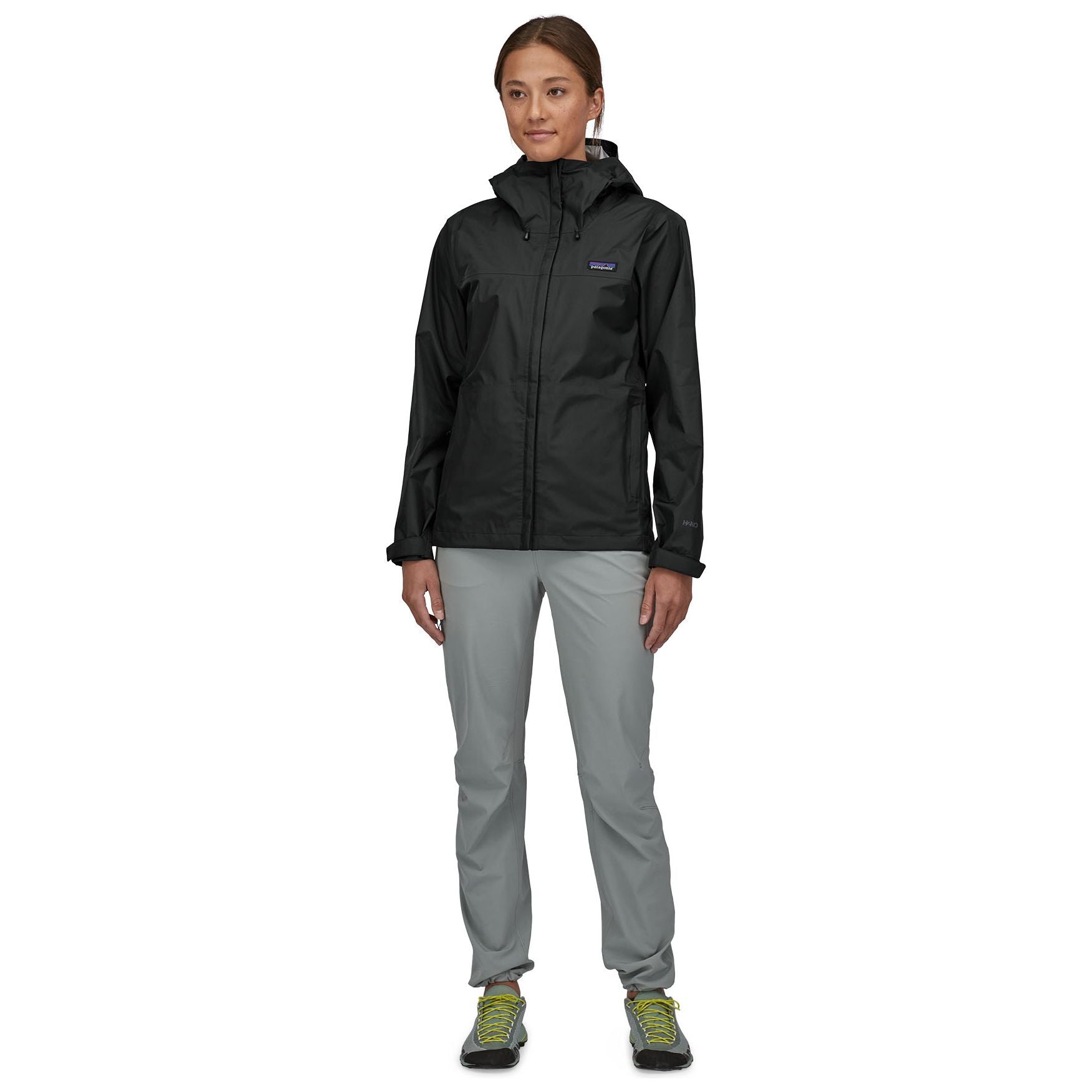 Patagonia Women's Torrentshell 3L Rain Jacket Black Image 02