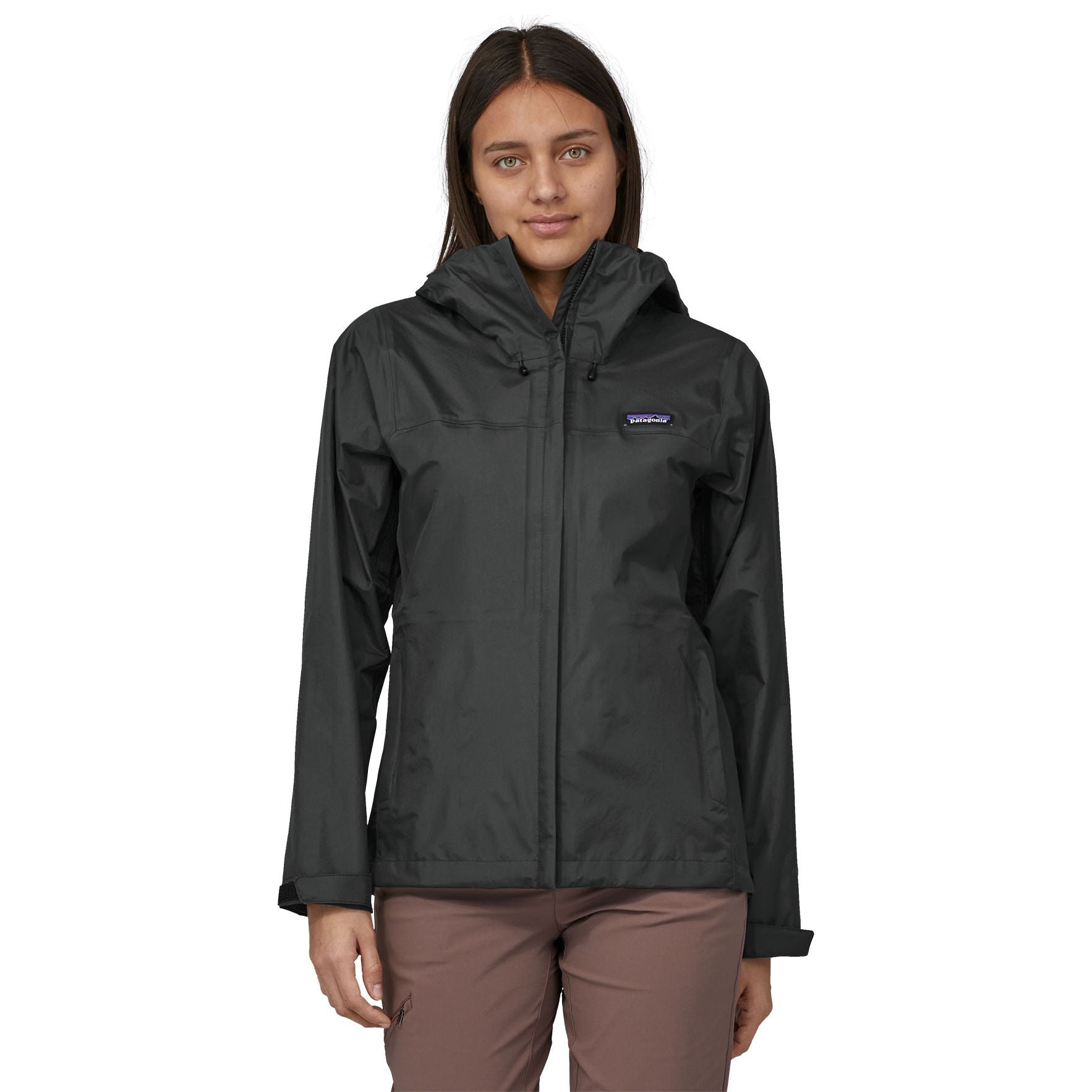 Patagonia Women's Torrentshell 3L Rain Jacket Black Image 03