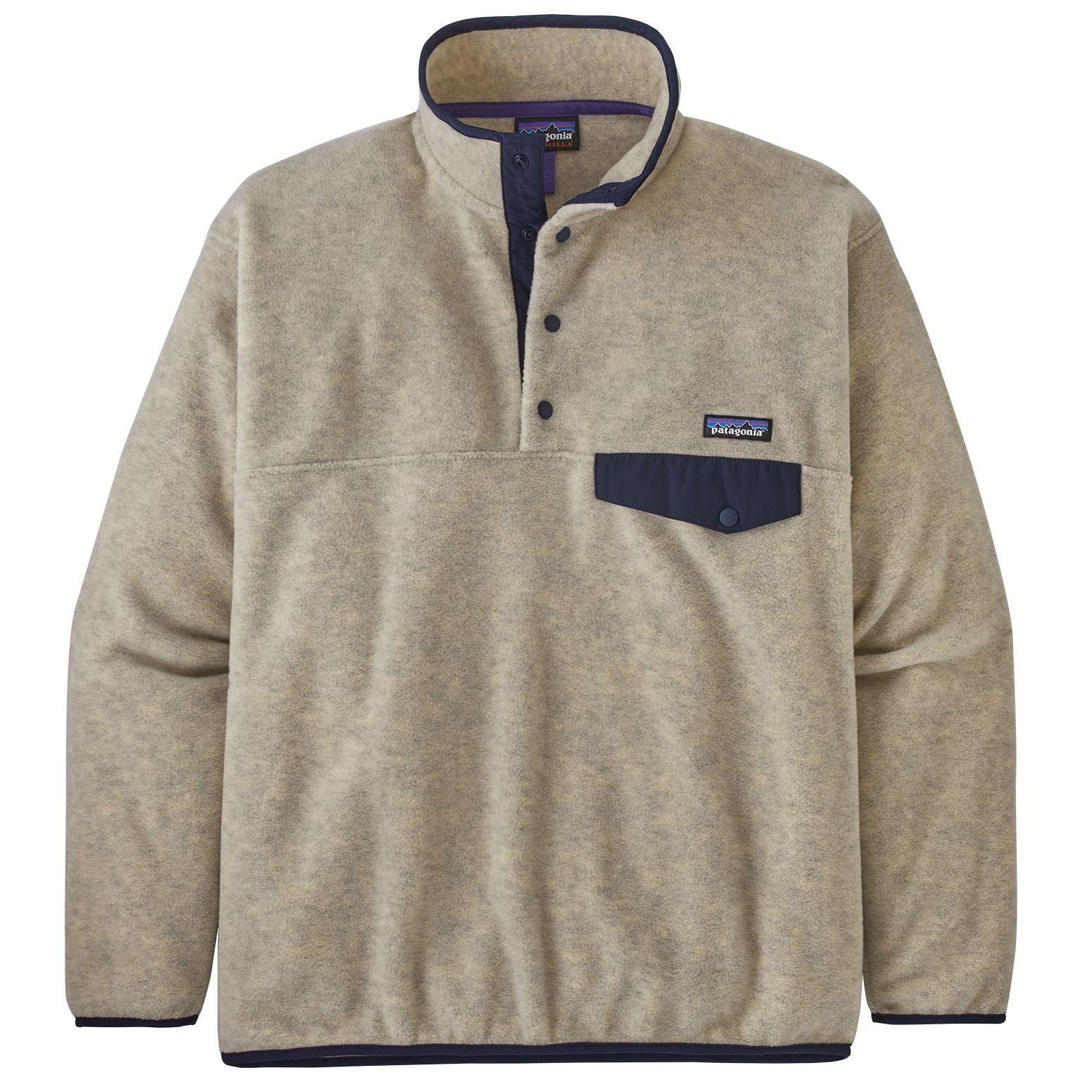 Patagonia Men's Synch Snap - T Pullover Oatmeal Heather Image 01