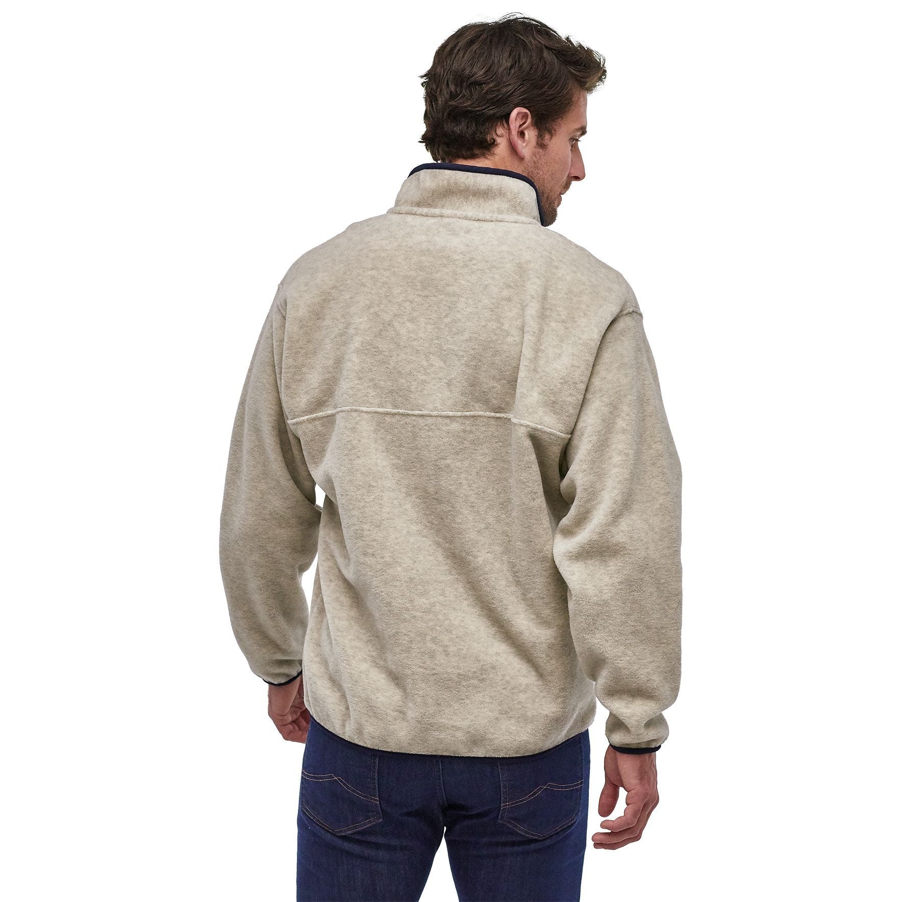 Patagonia Men's Synch Snap - T Pullover Oatmeal Heather Image 04