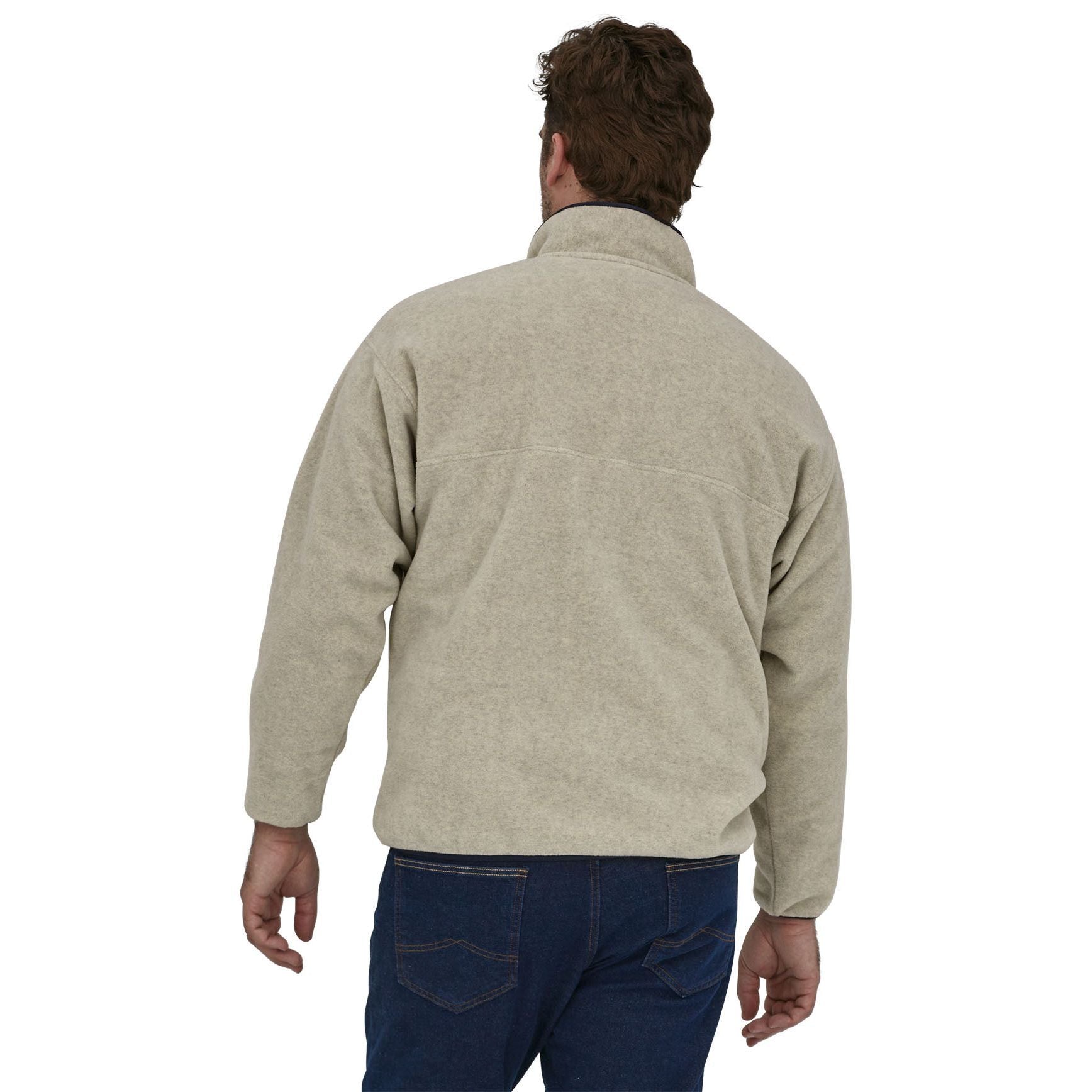 Patagonia Men's Synch Snap - T Pullover Oatmeal Heather Image 06