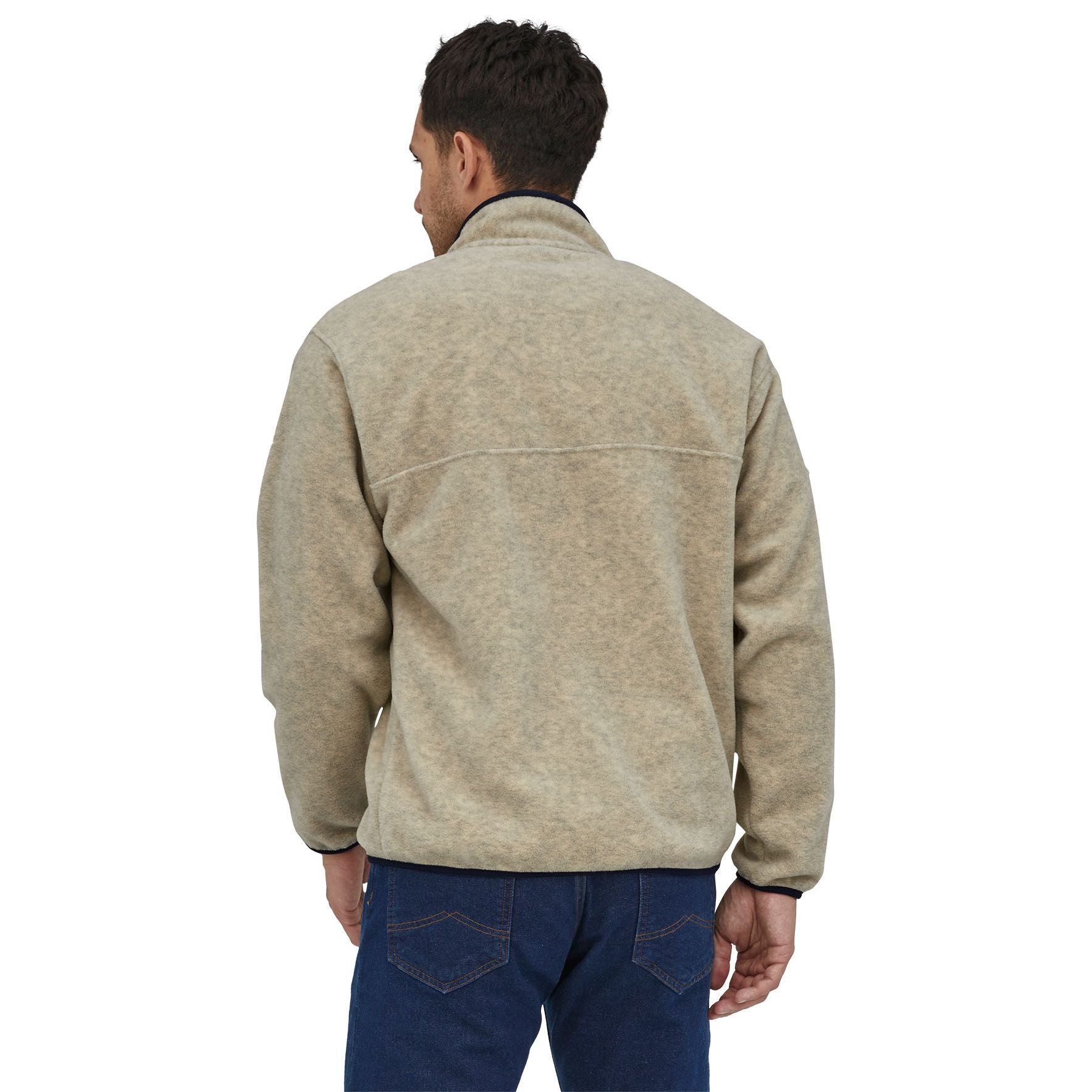 Patagonia Men's Synch Snap - T Pullover Oatmeal Heather Image 09