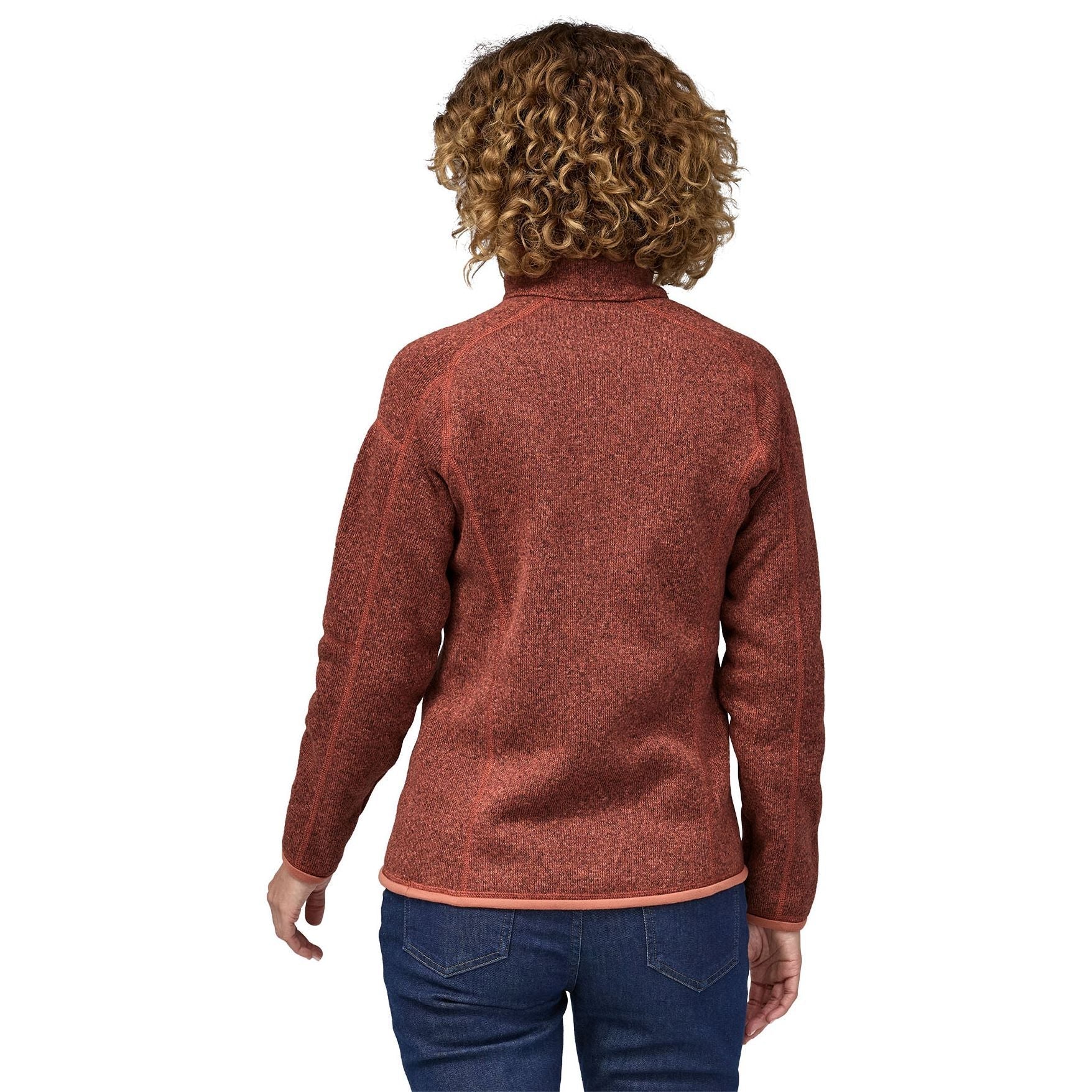 Patagonia Women's Better Sweater 1/4 - Zip Burl Red Image 03