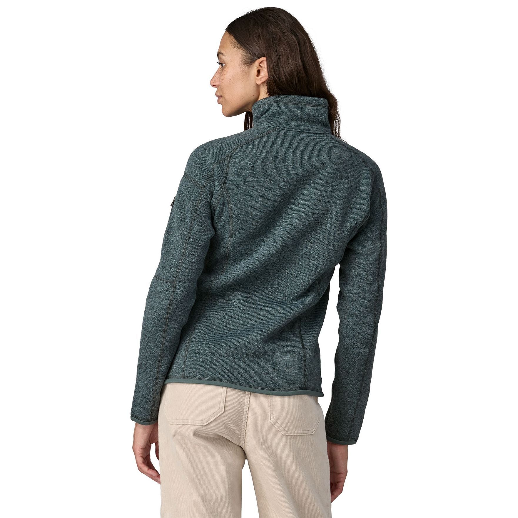 Patagonia Women's Better Sweater 1/4 - Zip Nouveau Green Image 03