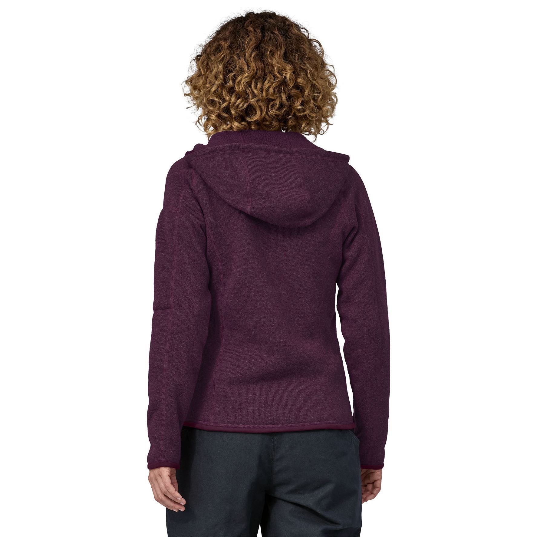 Patagonia Women's Better Sweater Hoody Night Plum Image 06