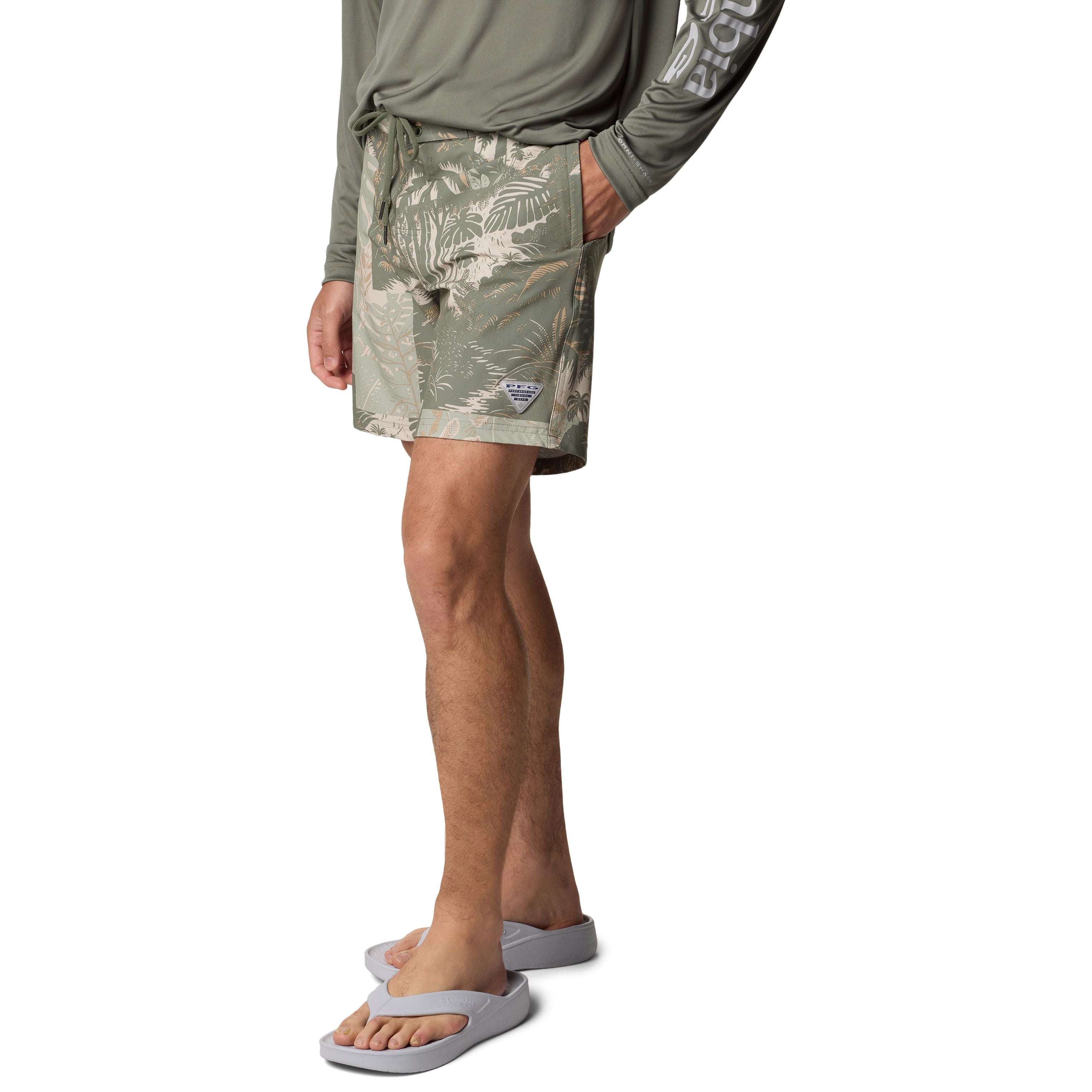 Columbia Men's PFG Offshore III Board Short Cypress Tarpon Image 03