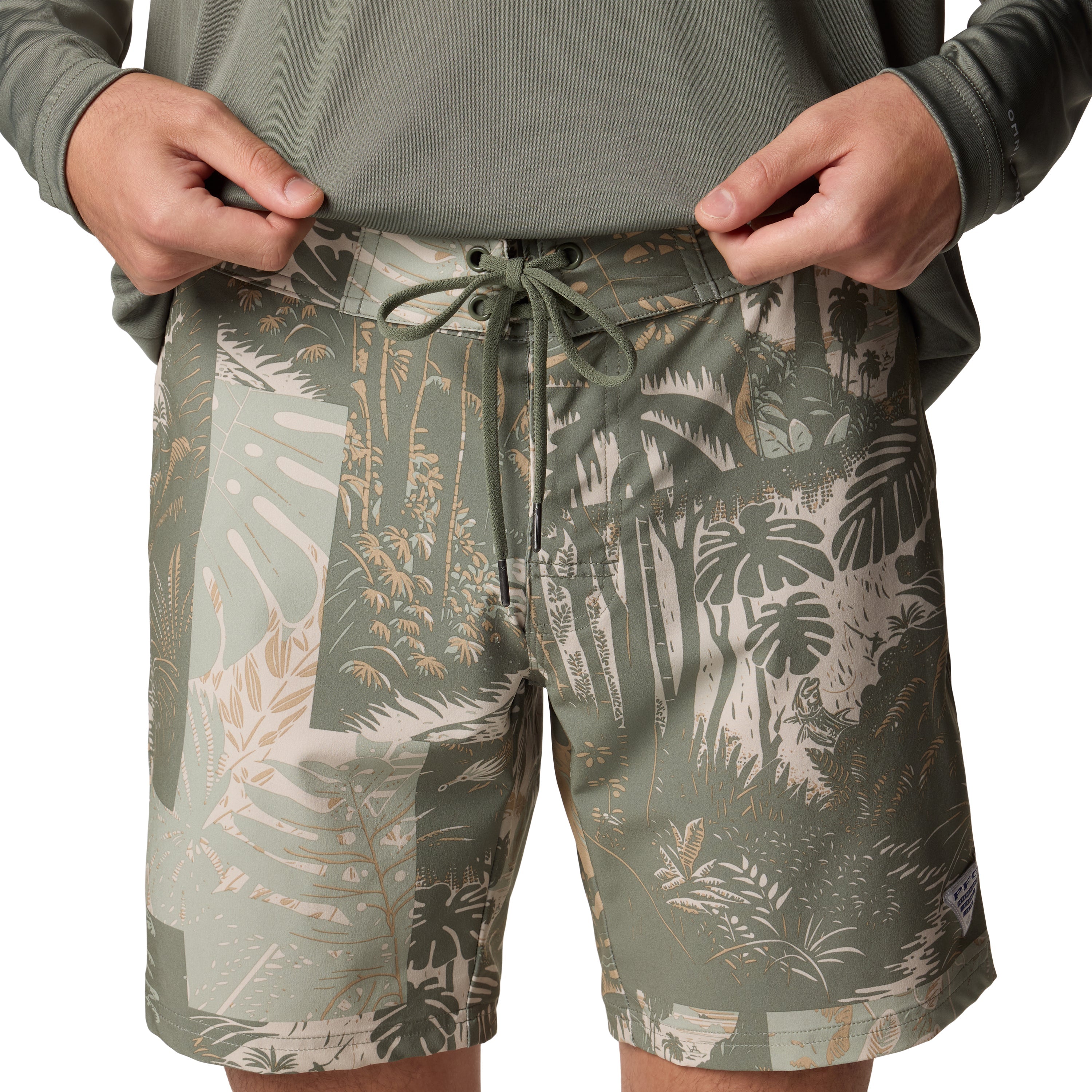 Columbia Men's PFG Offshore III Board Short Cypress Tarpon Image 05