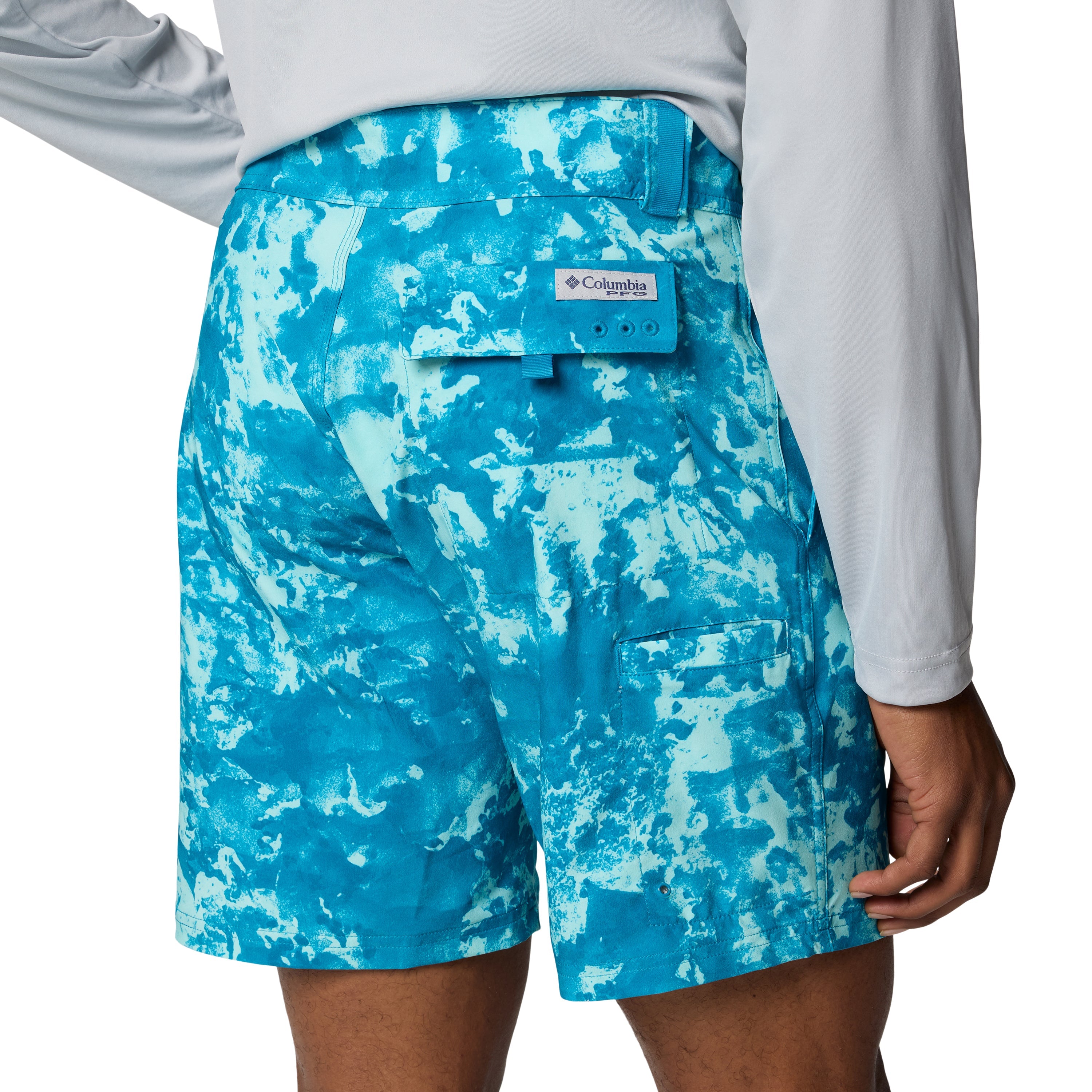 Columbia Men's PFG Offshore III Board Short Grey Ash Image 05