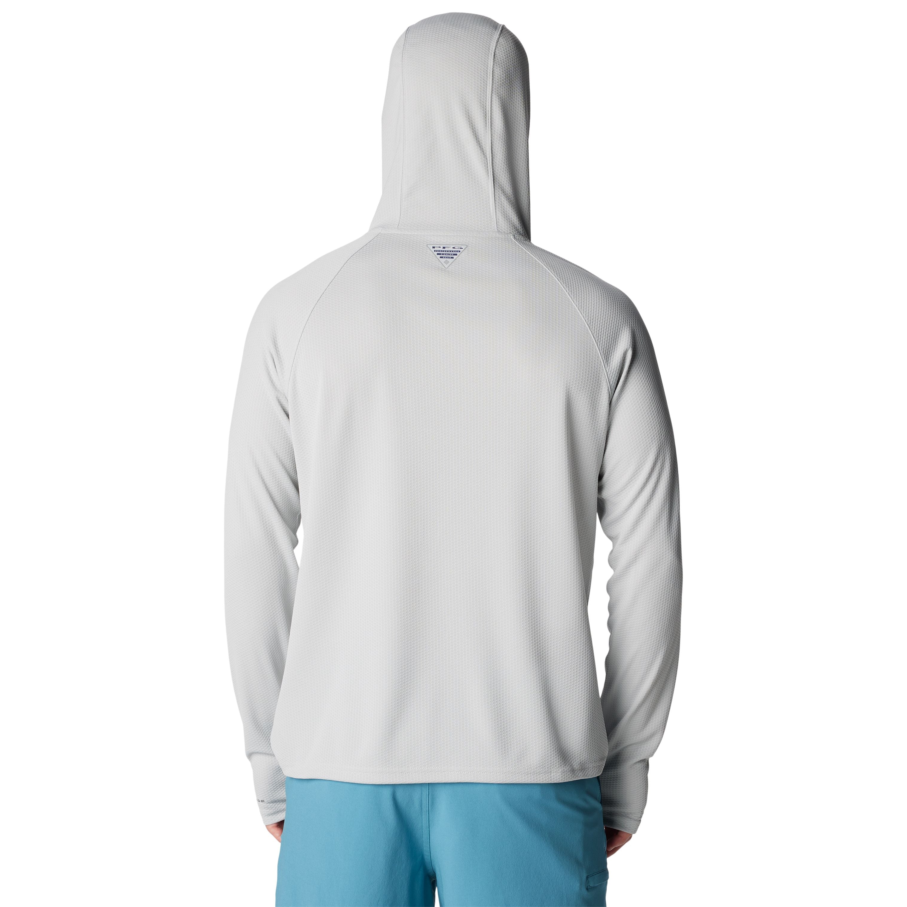 Columbia Men's PFG Solar Stream Elite Hoodie Cool Grey Image 02