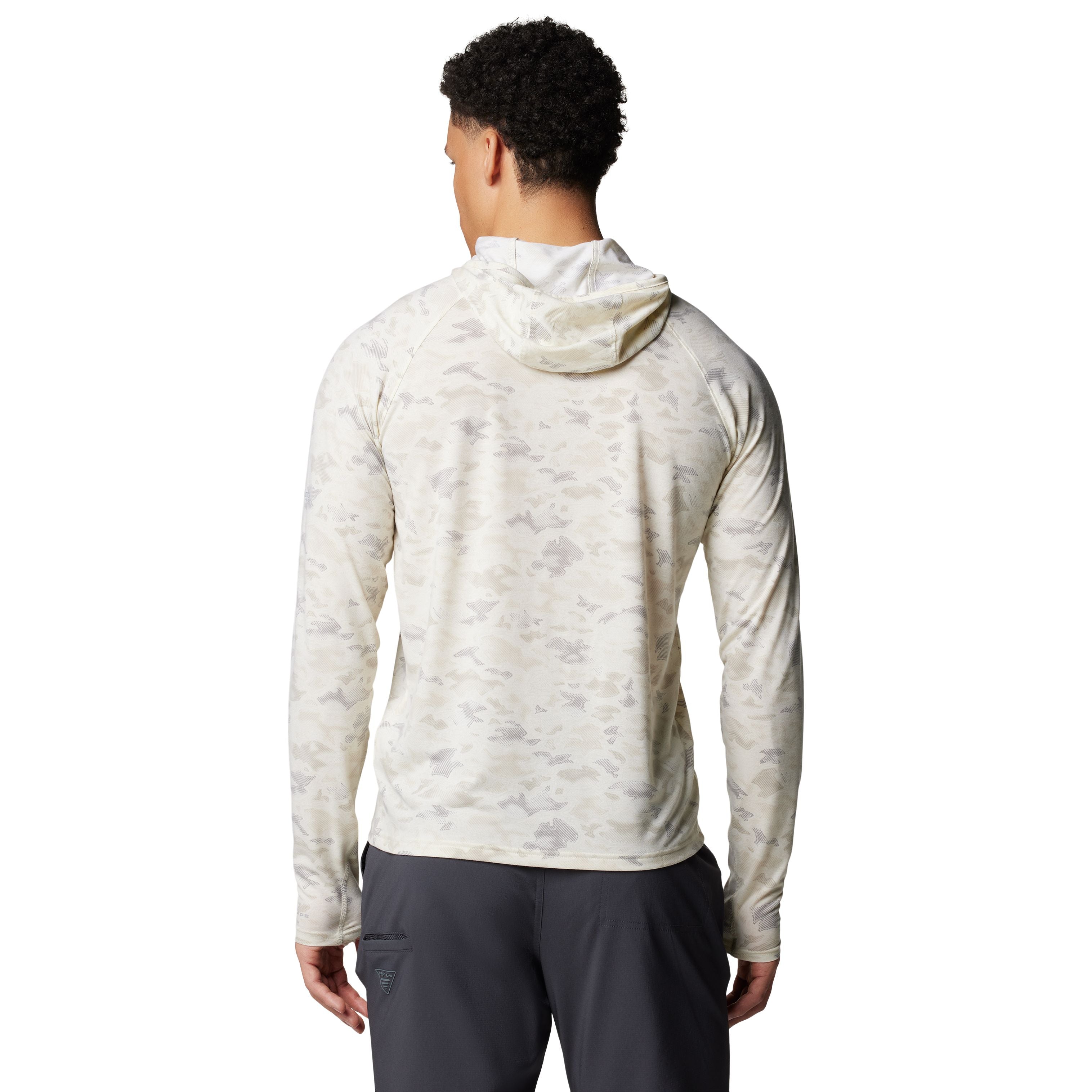 Columbia Men's PFG Uncharted Hoodie Stone Uncharted Waters Image 02