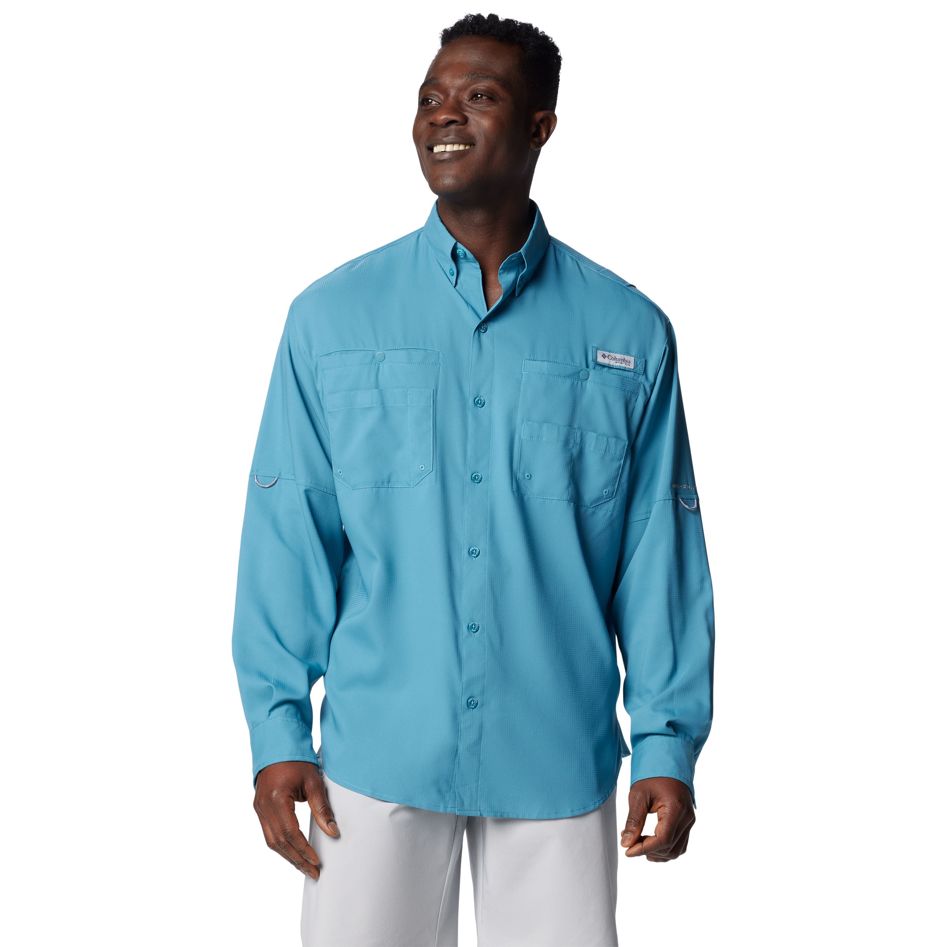 Columbia Tamiami II LS Shirt Canyon Blue Image 01