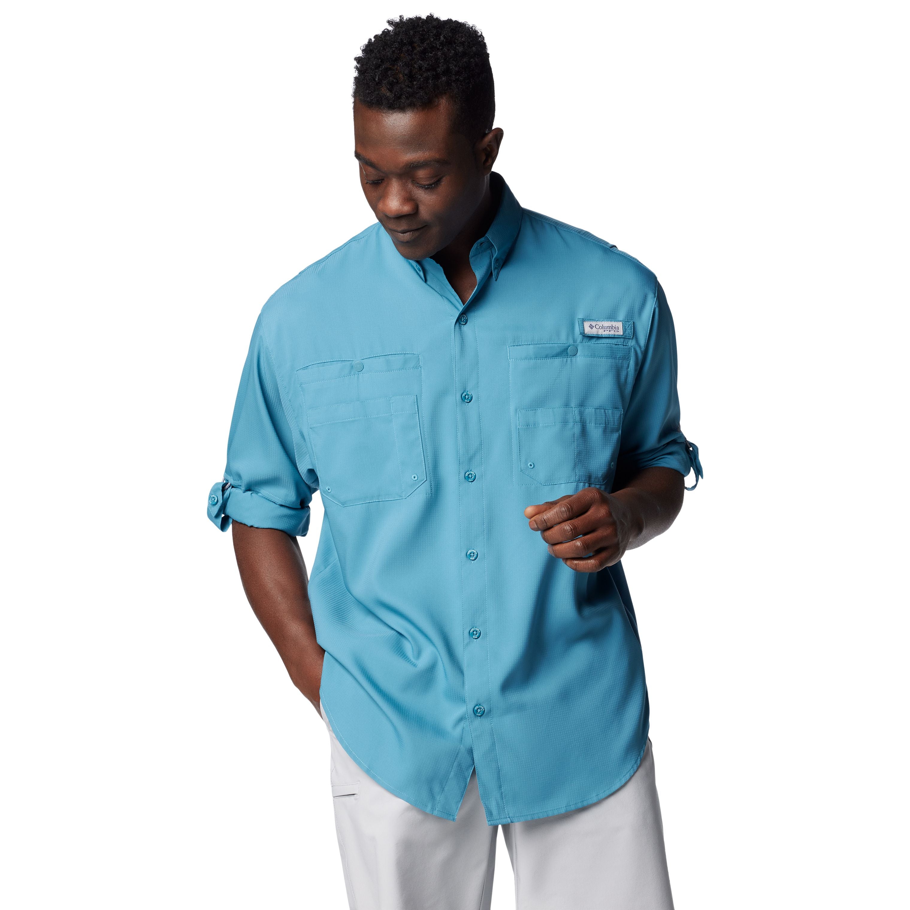 Columbia Tamiami II LS Shirt Canyon Blue Image 07