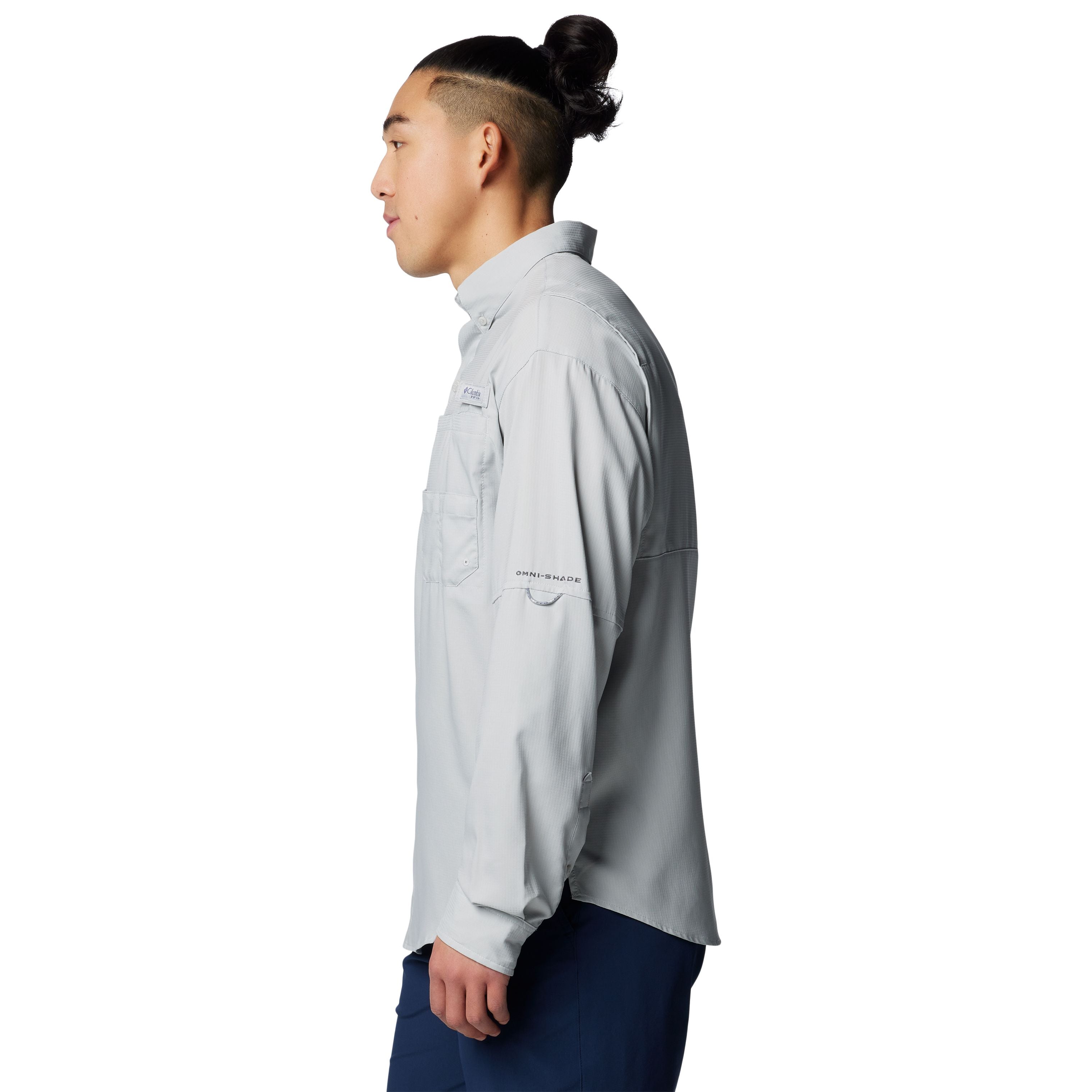 Columbia Tamiami II LS Shirt Cool Grey Image 06