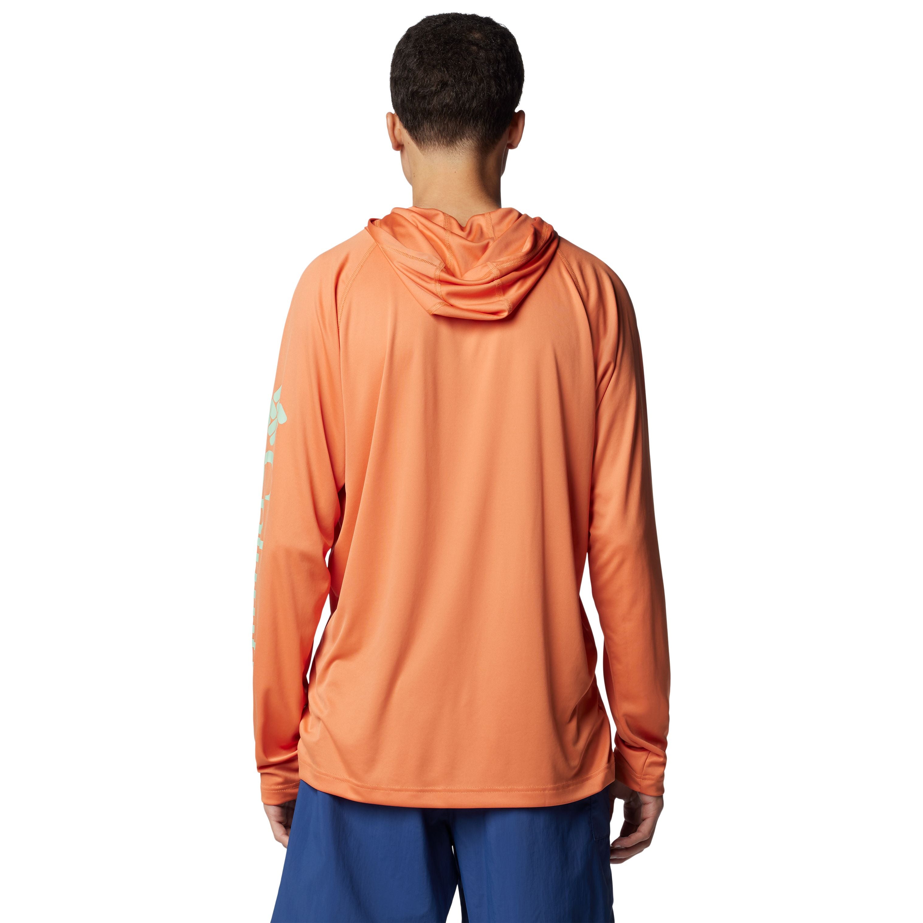 Columbia Terminal Tackle Hoodie Dusty Orange / New Mint Logo Image 02