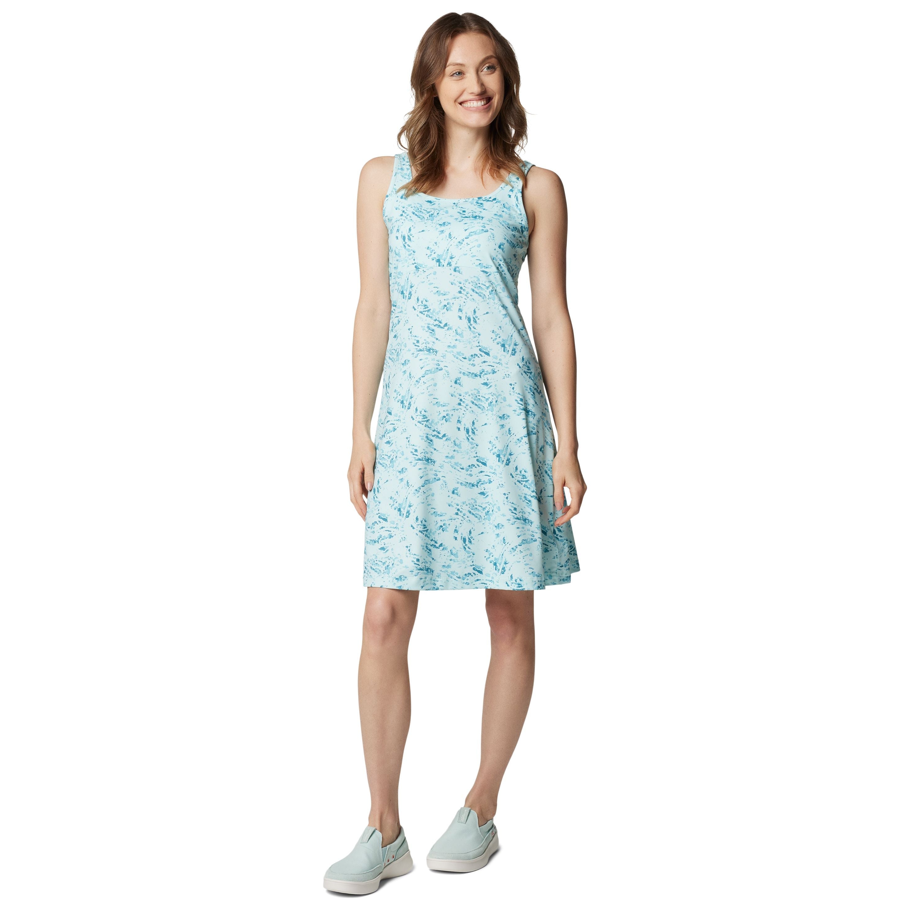 Columbia Women's Freezer III Dress Icy Morn Winding Waters Image 01