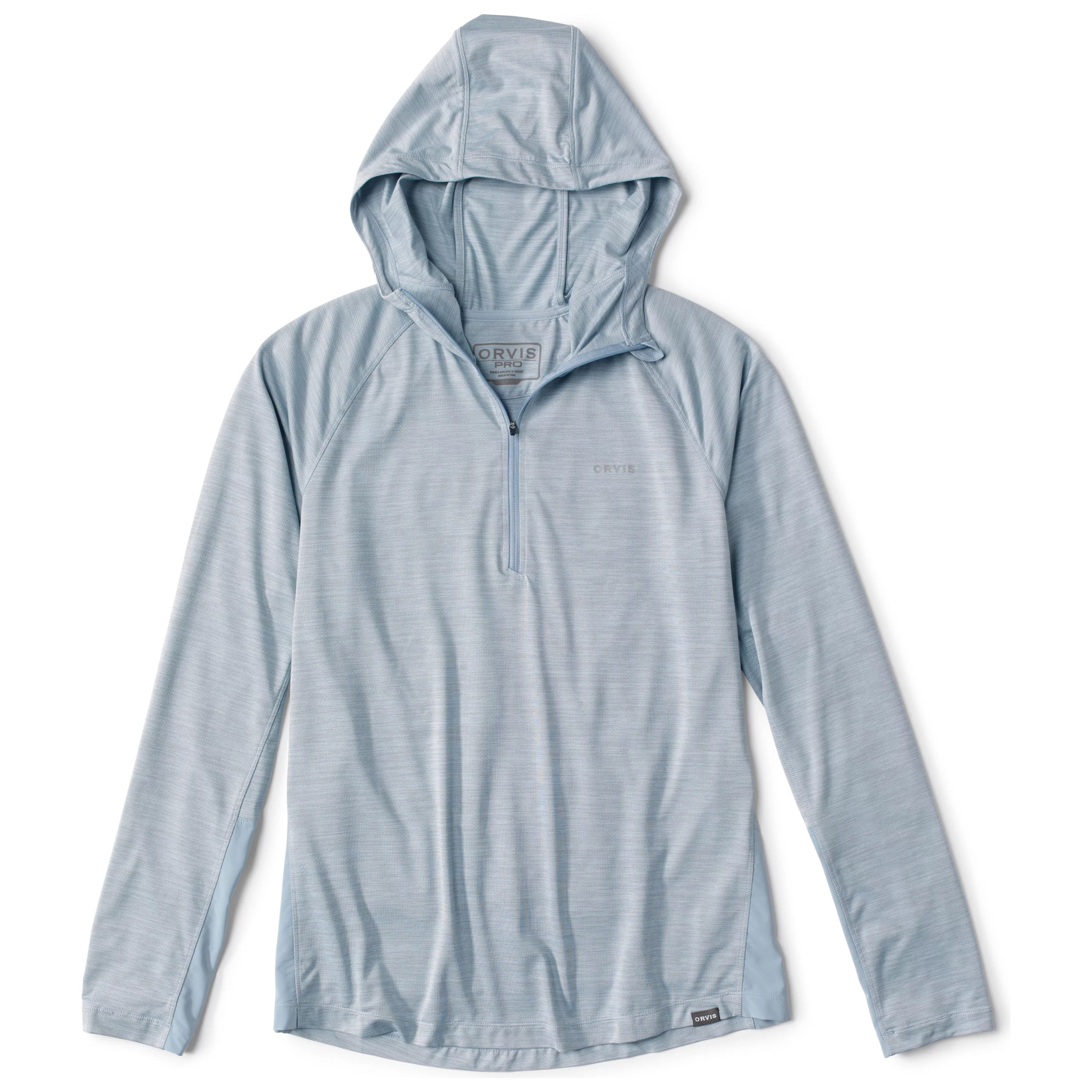 Orvis Men's Pro Sun Hoodie Blue Fog / Titanium Image 01