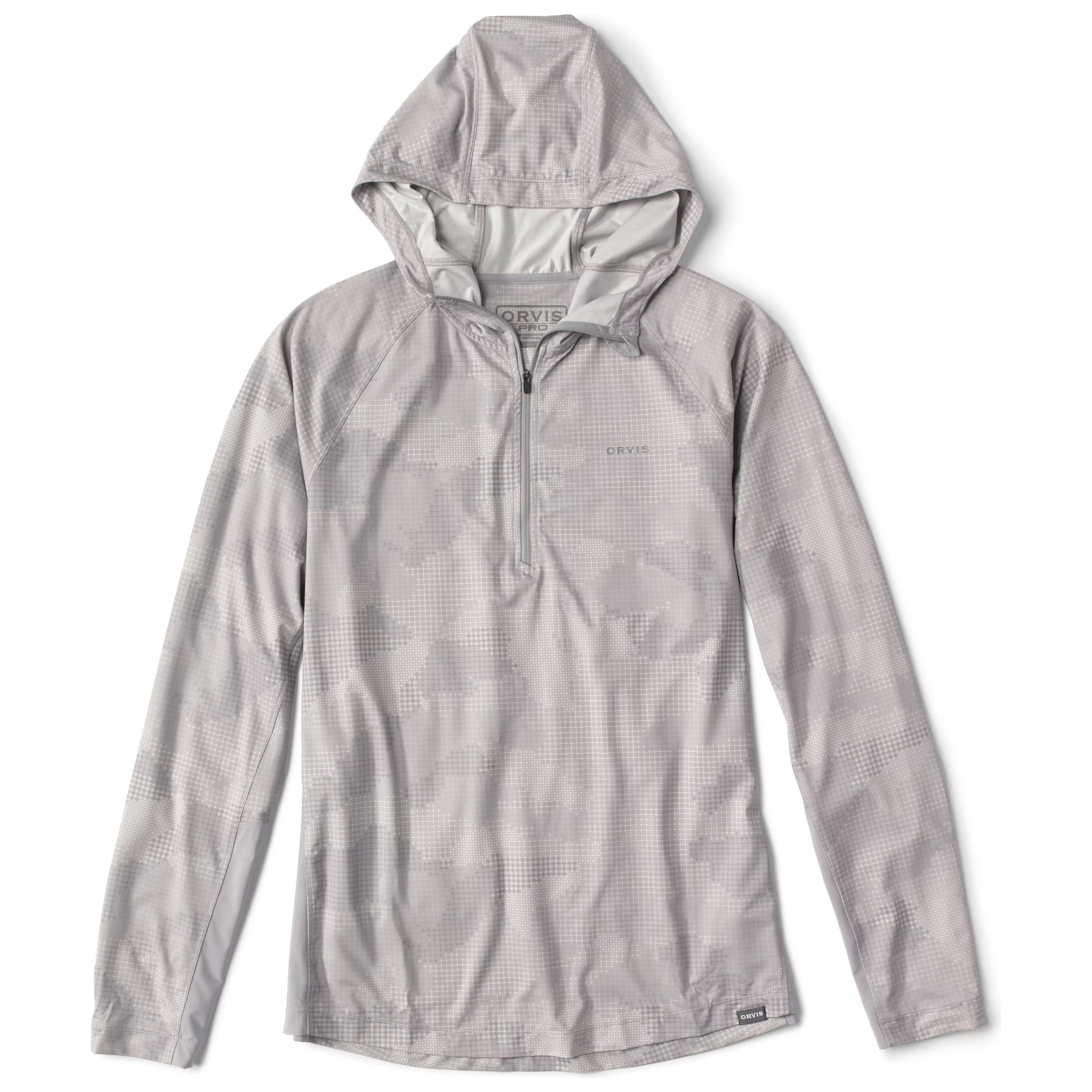 Orvis Men's Pro Sun Hoodie Wolf Camo Image 01