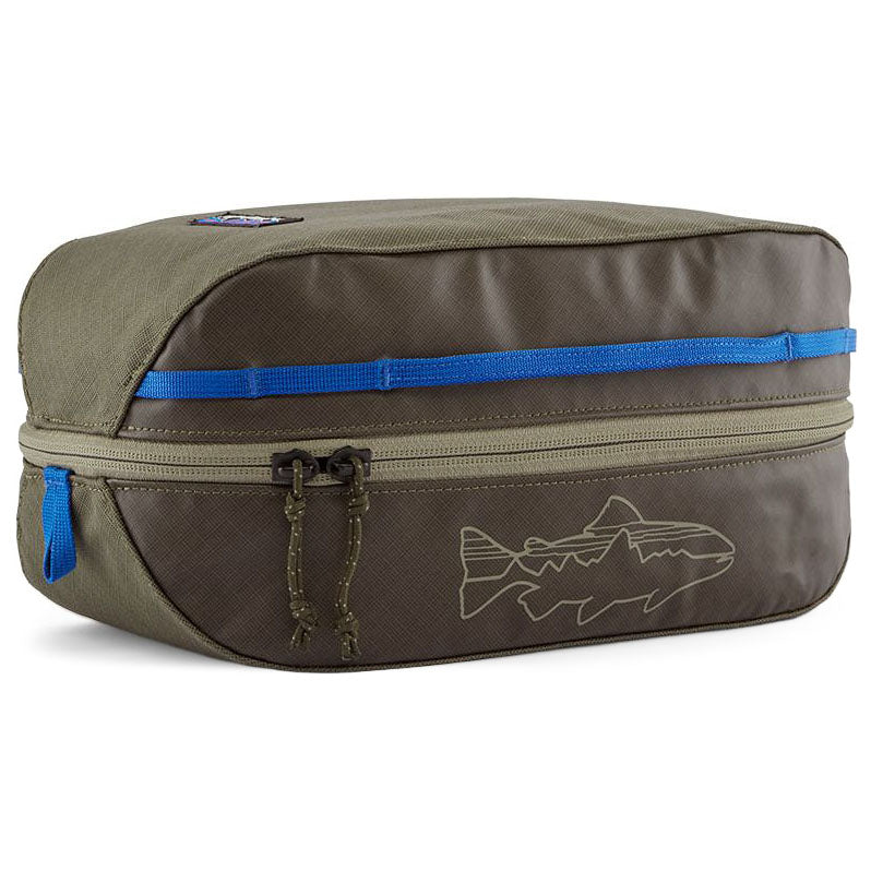 Patagonia Black Hole Cube 6L Basin Green with Fitz Trout Image 01