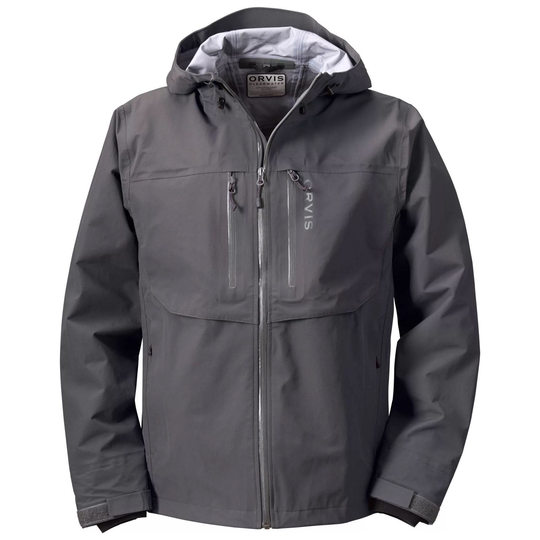 Orvis Men's Clearwater Wading Jacket Asphalt Image 01
