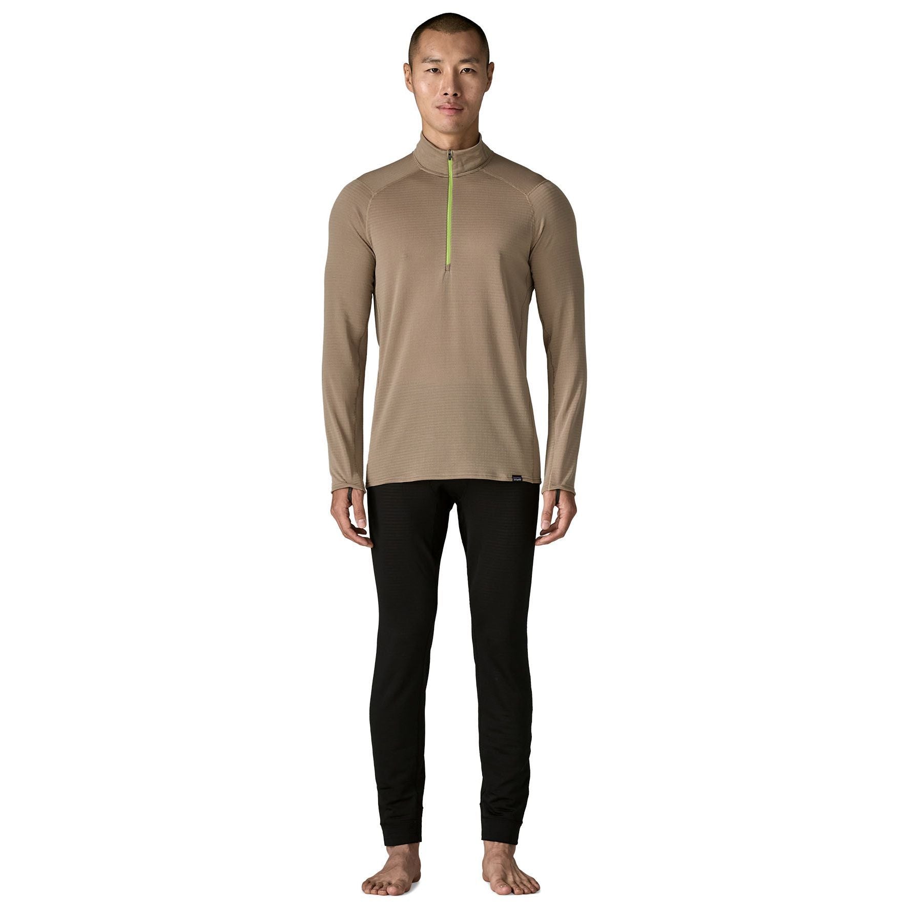 Patagonia Men's Capilene Thermal Weight Zip Neck Seabird Grey