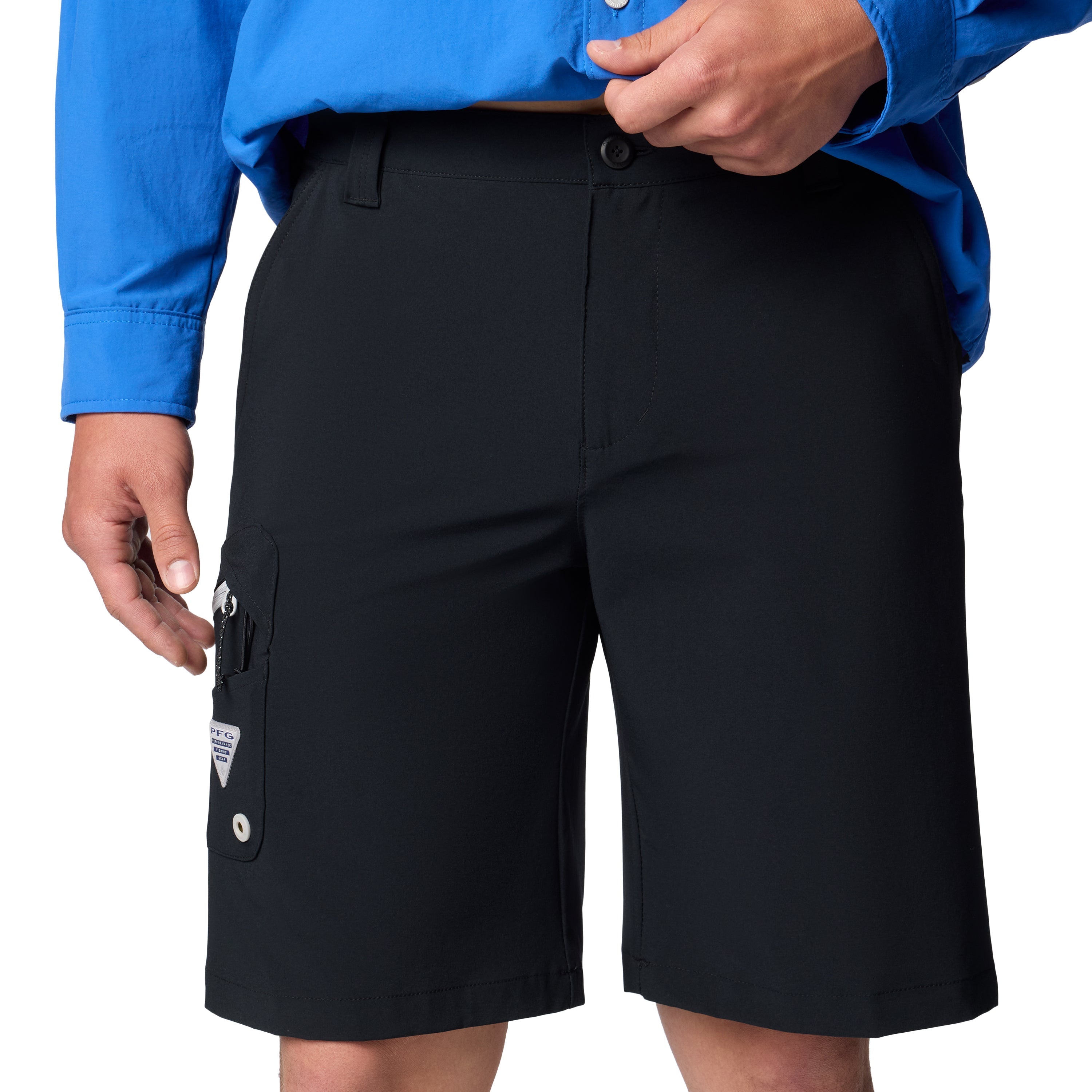 Columbia Men's Terminal Tackle II Short Black, Cool Grey Image 05