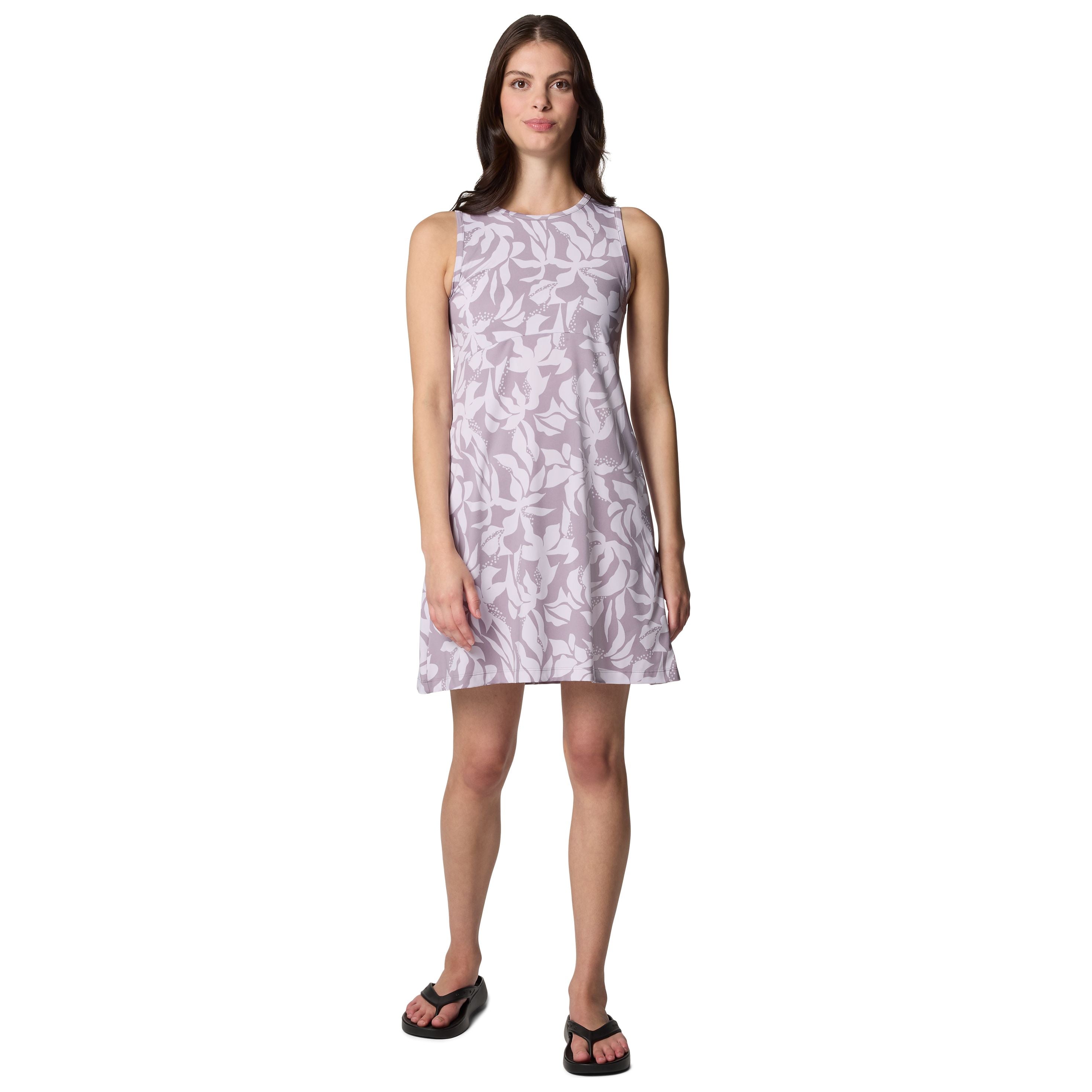 Columbia Women's Freezer Tank Dress Shale Purple Broadleaf Image 01