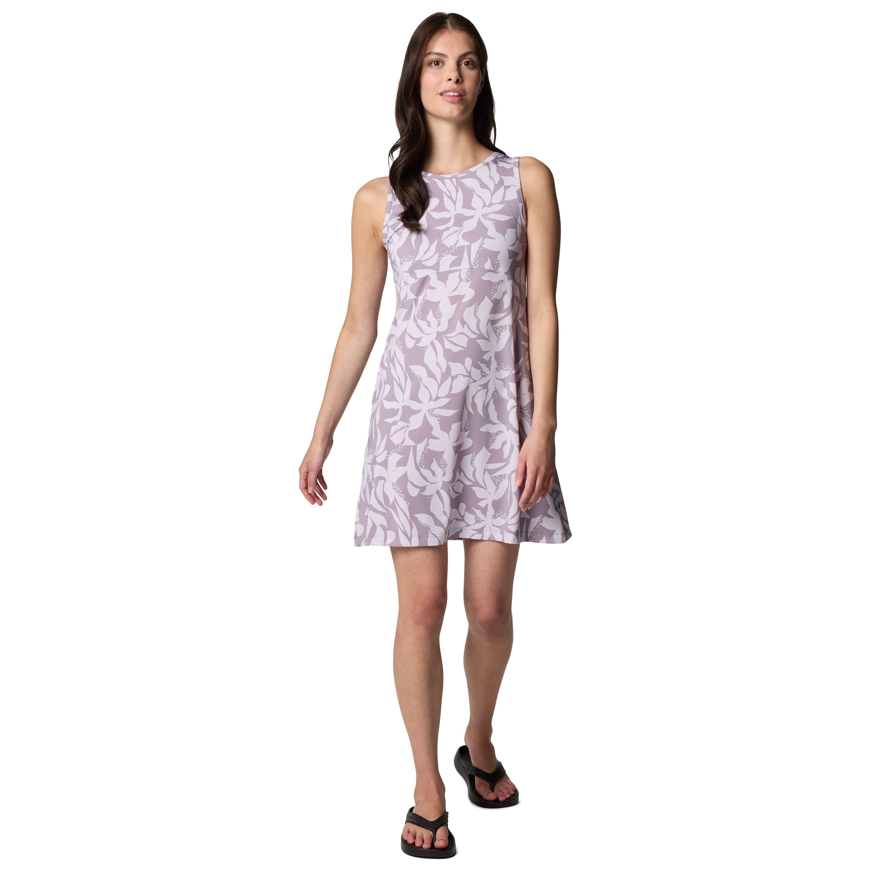 Columbia Women's Freezer Tank Dress Shale Purple Broadleaf Image 02