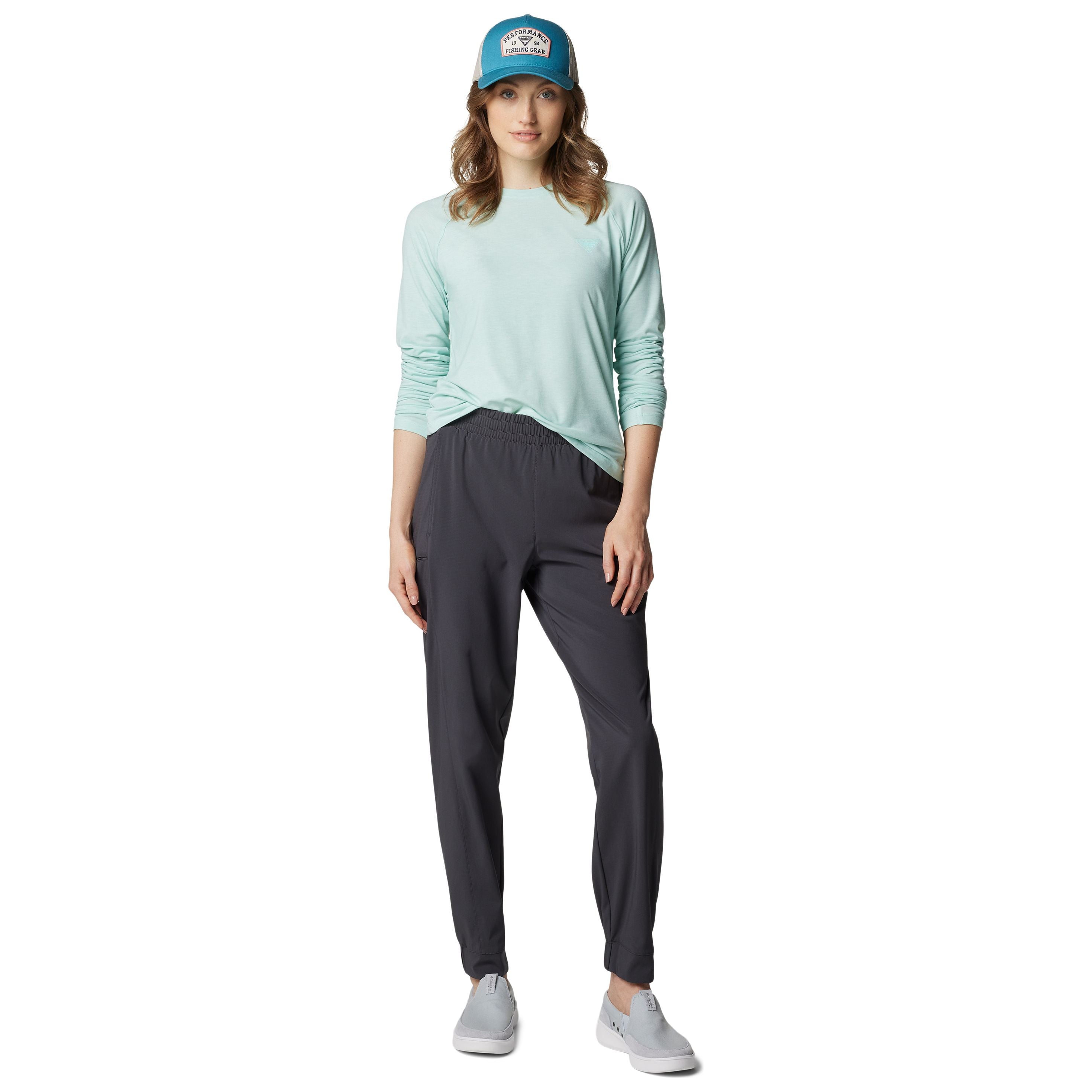 Columbia Women's PFG Uncharted Pull On Pant Shark Image 01