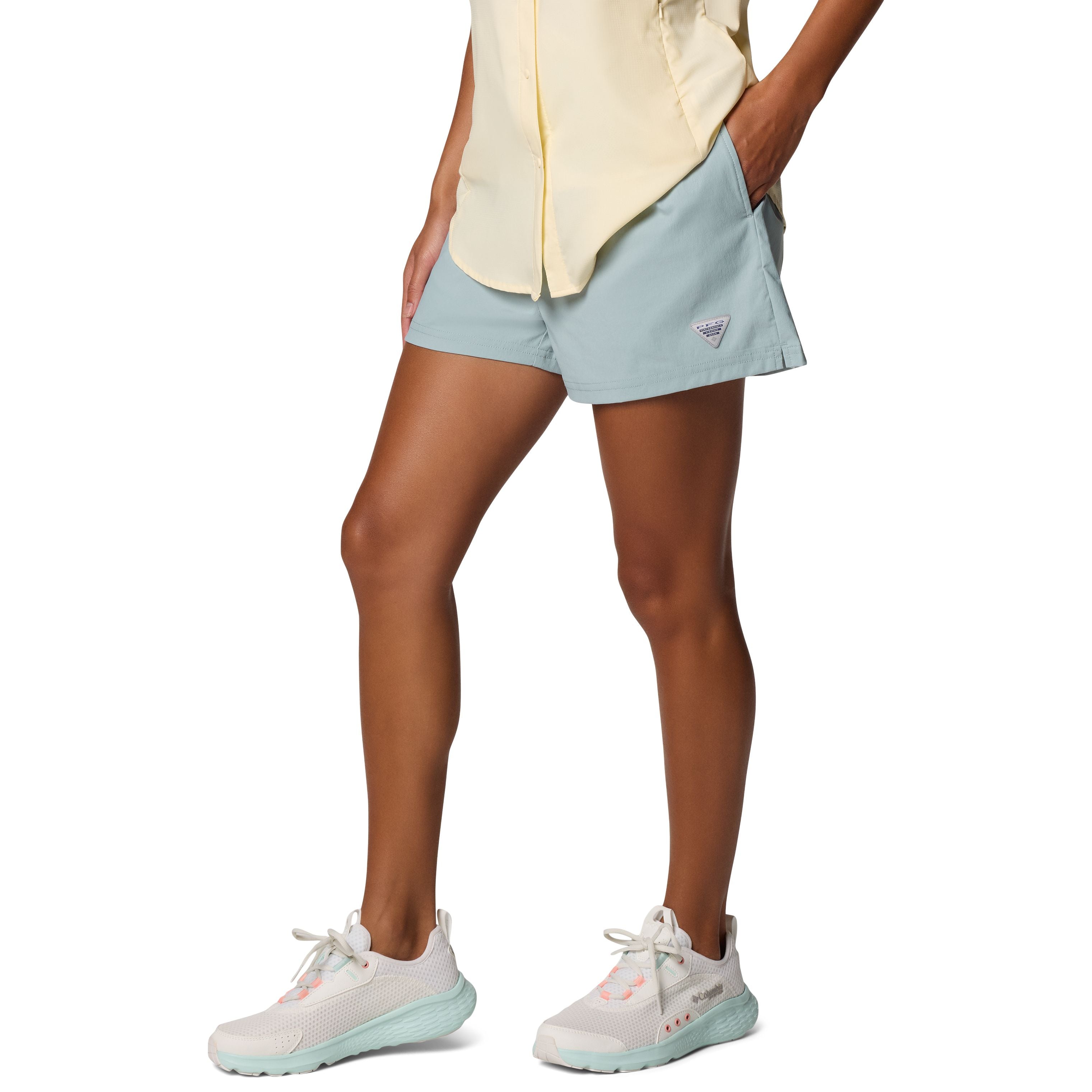 Columbia Women's Rugged Water Short Crushed Blue Image 01
