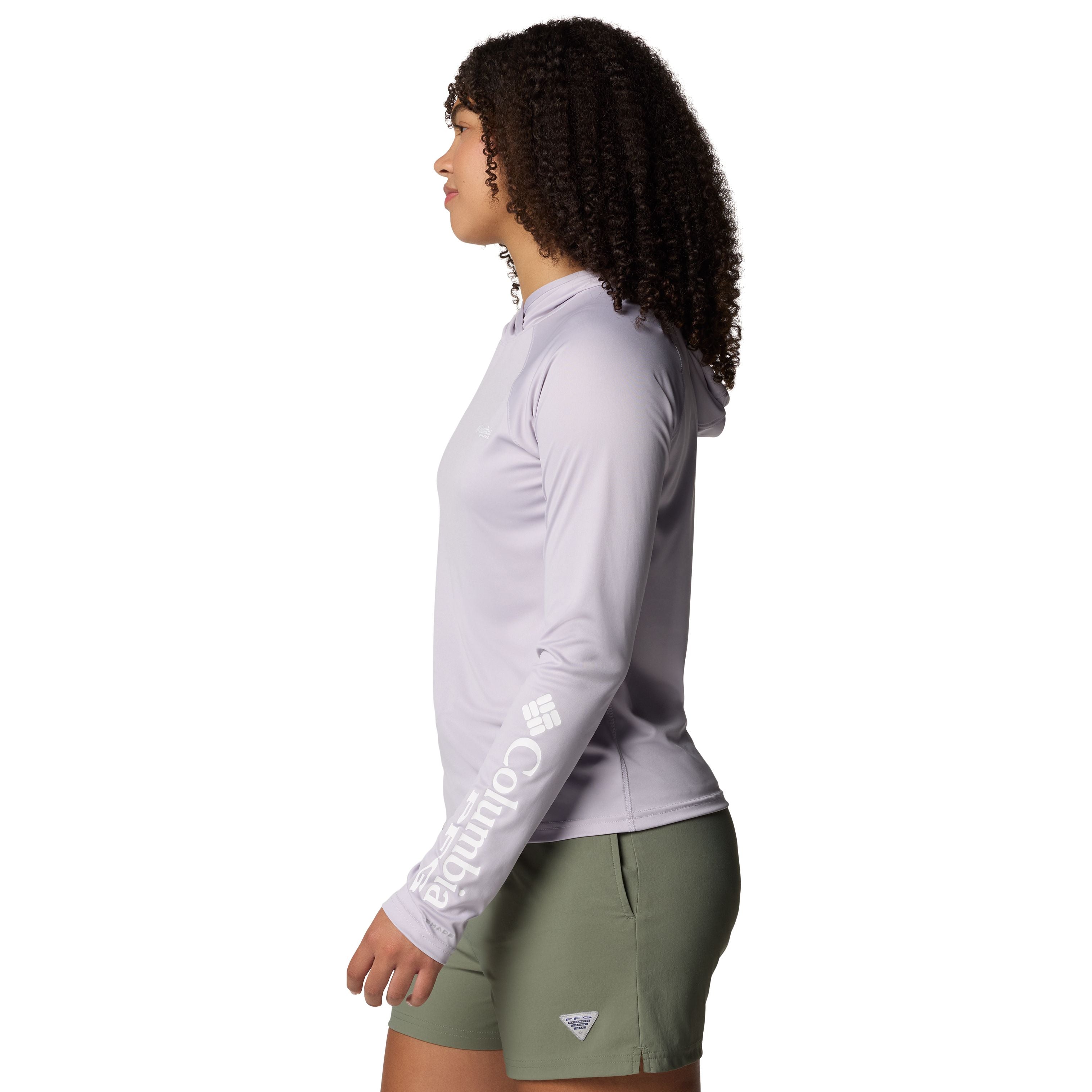 Columbia Women's Tidal Tee II Hoodie Lavender Pearl Image 01