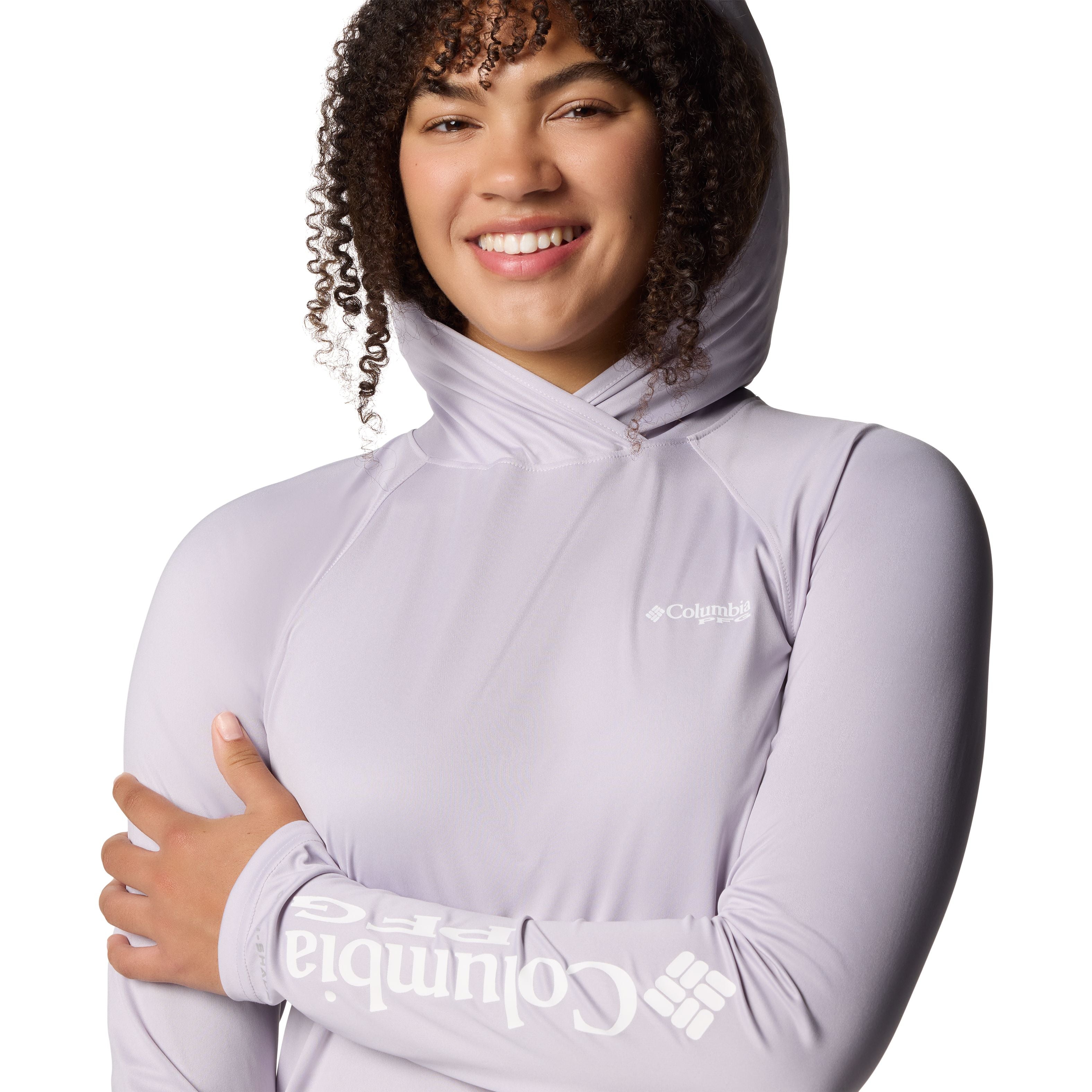 Columbia Women's Tidal Tee II Hoodie Lavender Pearl Image 02