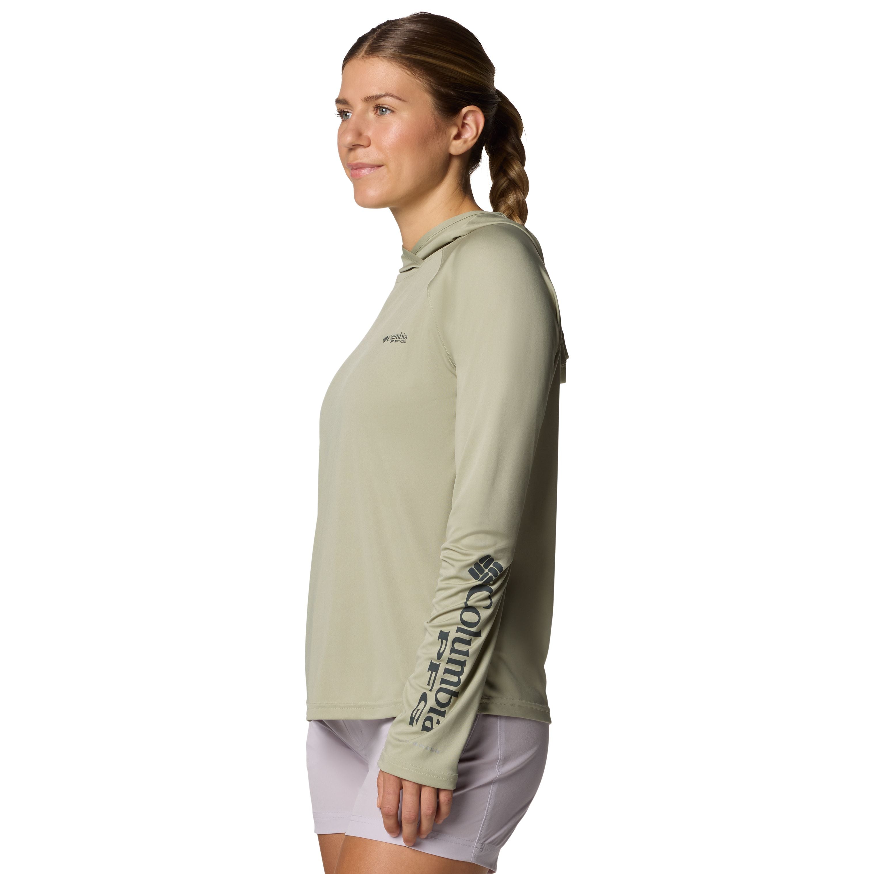 Columbia Women's Tidal Tee II Hoodie Smokey Sage Image 01