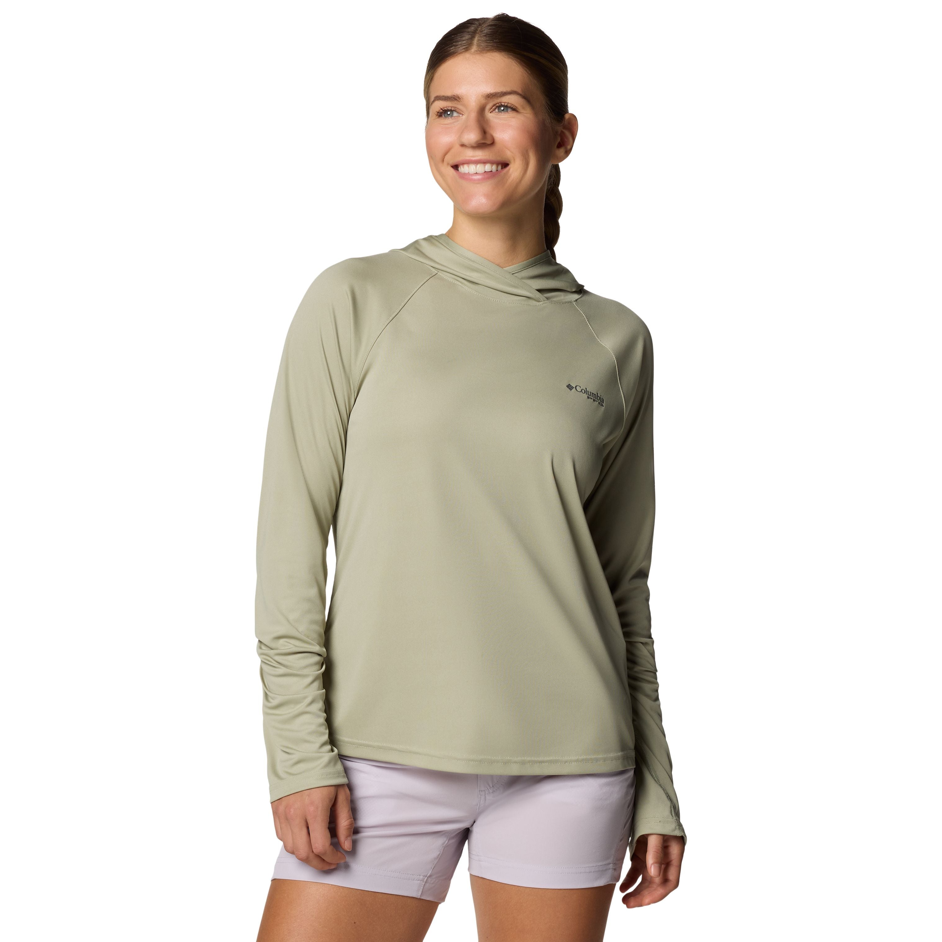 Columbia Women's Tidal Tee II Hoodie Smokey Sage Image 05