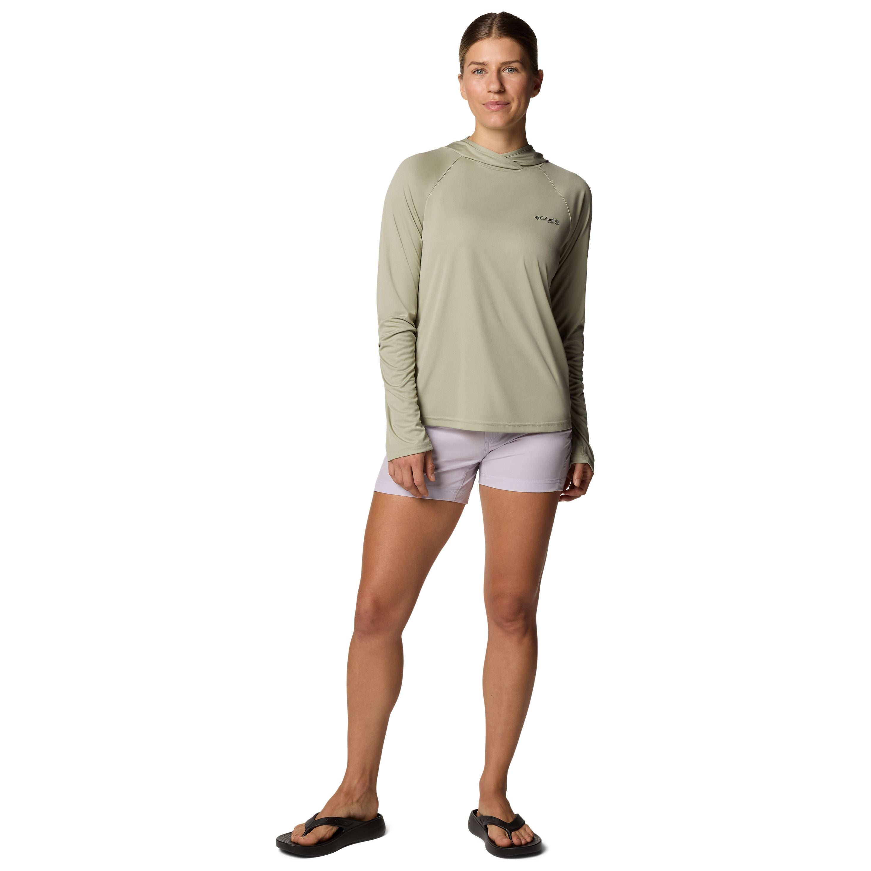 Columbia Women's Tidal Tee II Hoodie Smokey Sage Image 06