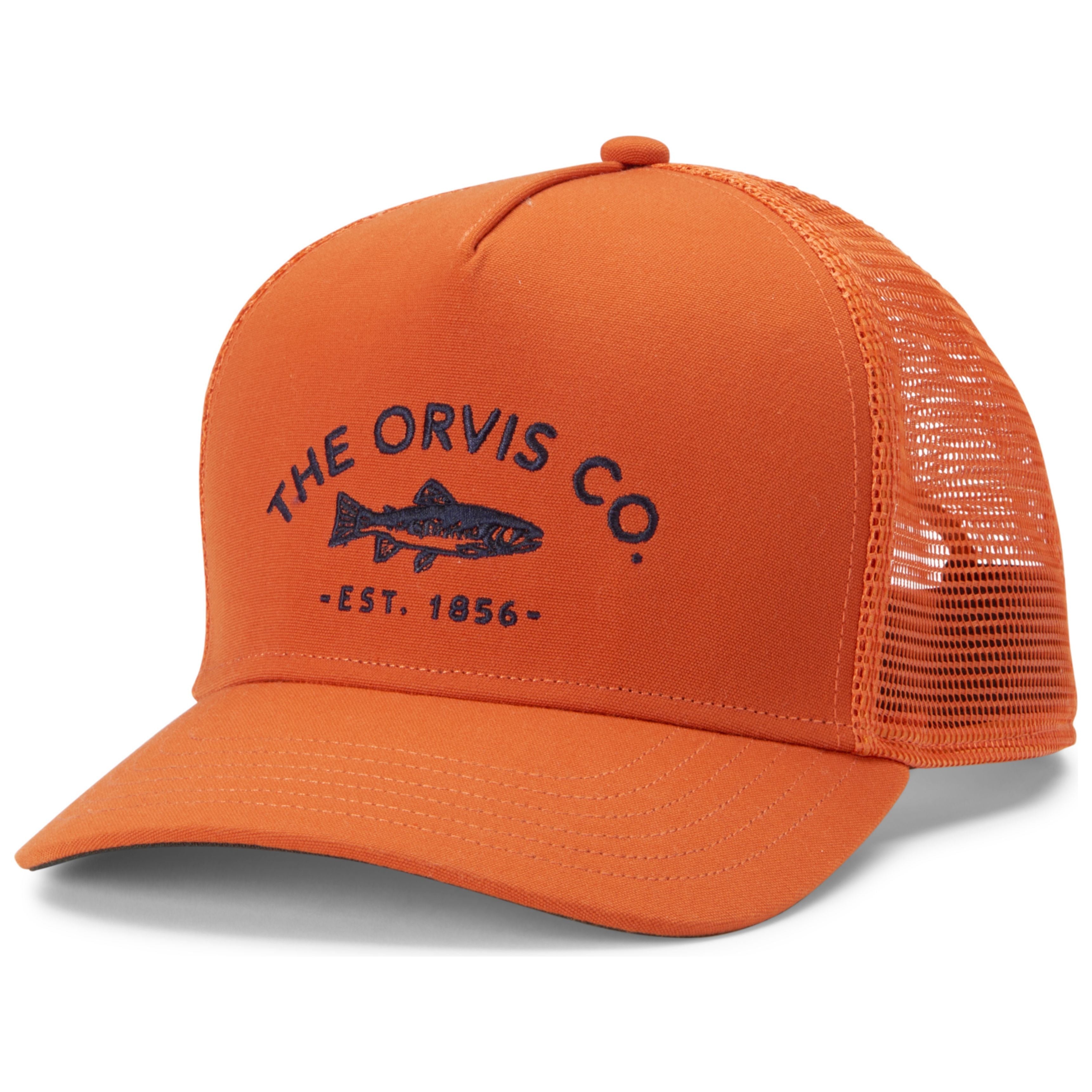 Orvis Co Trucker Hat Red Clay Image 01