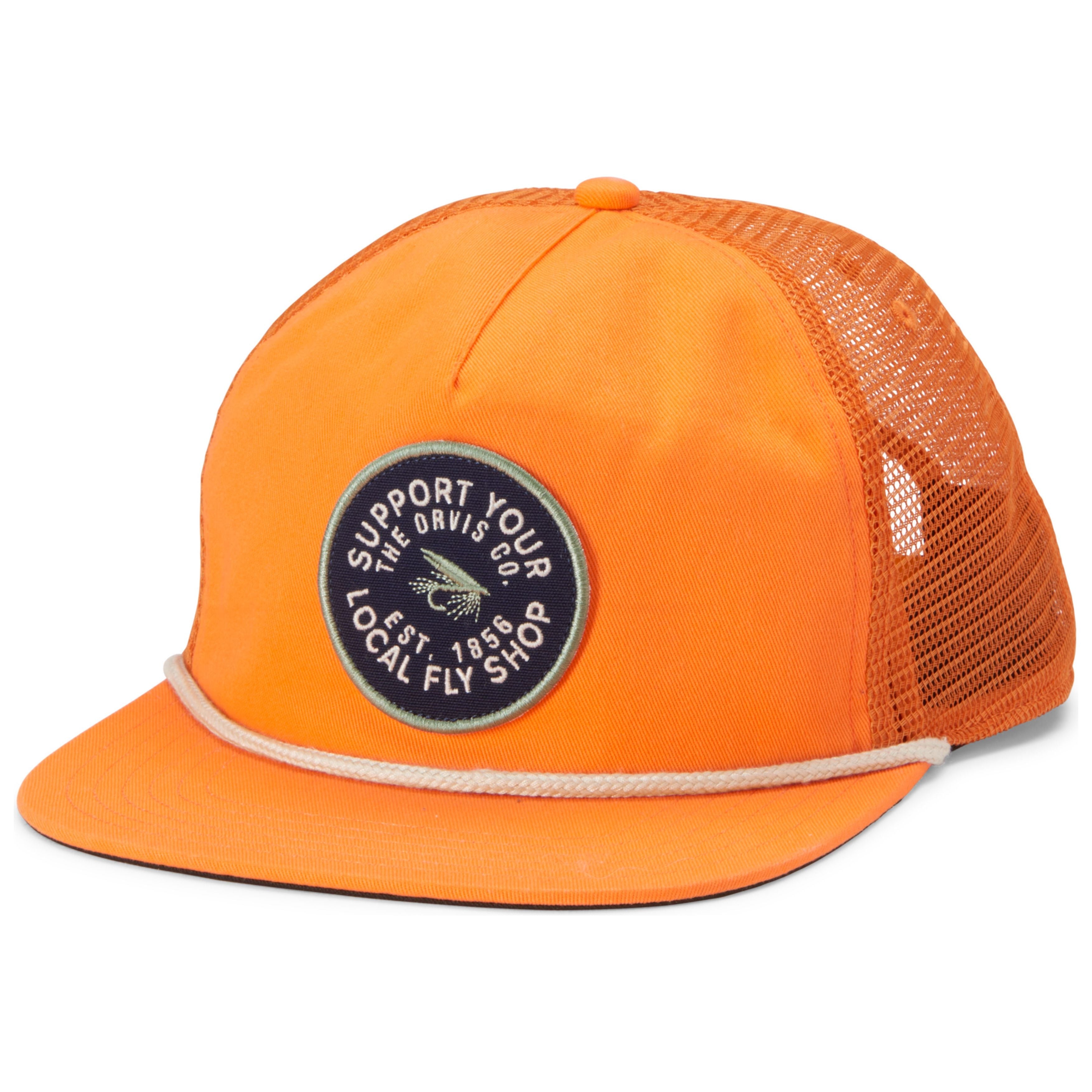 Orvis Fly Shop Rope Hat Tangerine Image 01
