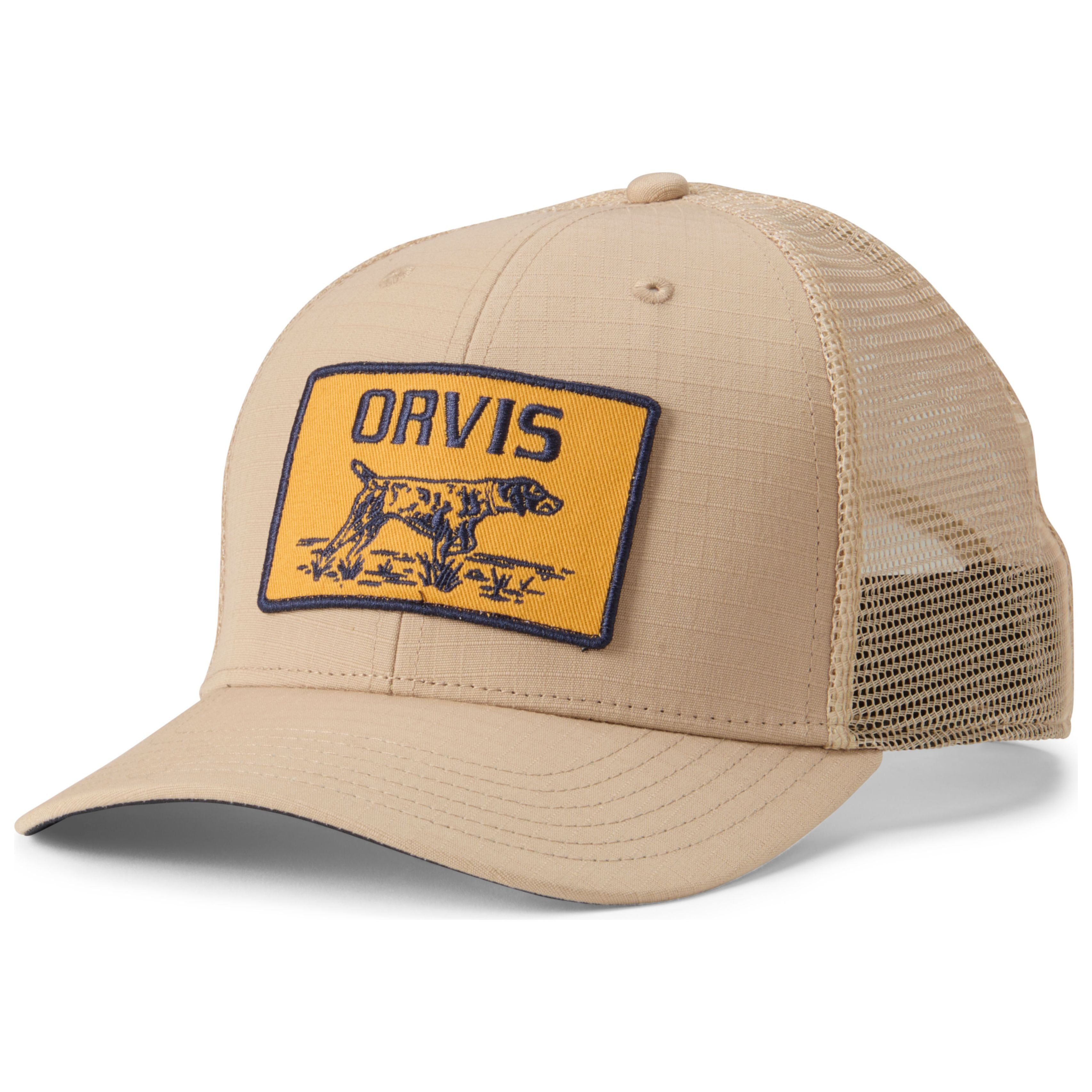 Orvis Pointer Trucker Hat Khaki Image 01
