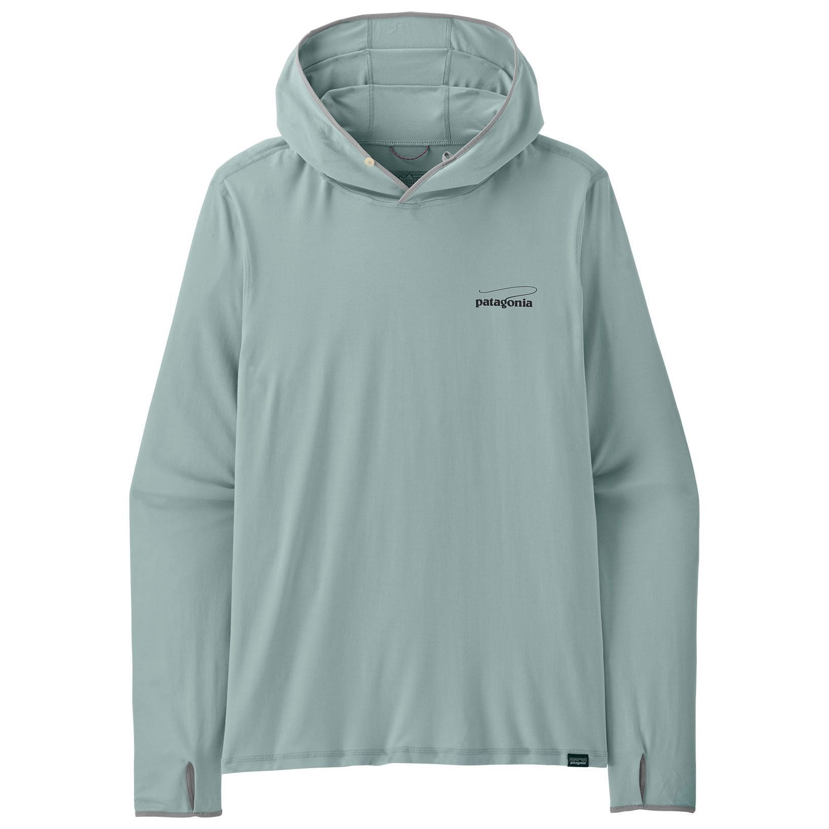 Patagonia Men's Tropic Comfort Natural Graphic Hoody Casting Logo: Thermal Blue Image 02