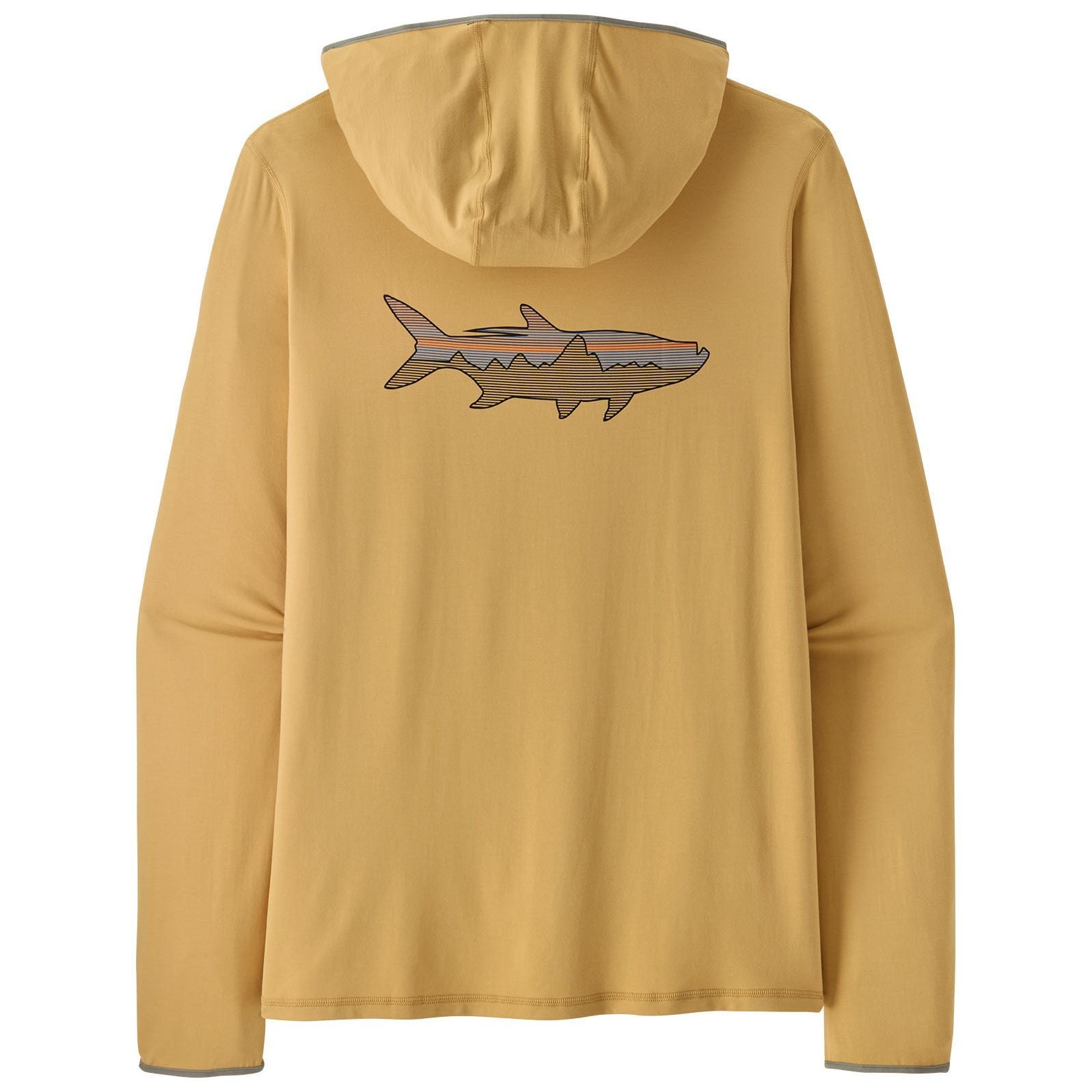 Patagonia Men's Tropic Comfort Natural Graphic Hoody Fitz Roy Tarpon: Beeswax Tan Image 01