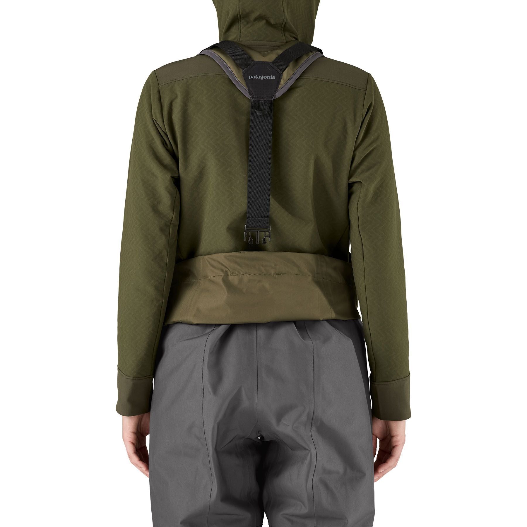 Patagonia Women's Swiftcurrent Expedition Zip-Front Waders Basin Green Image 07