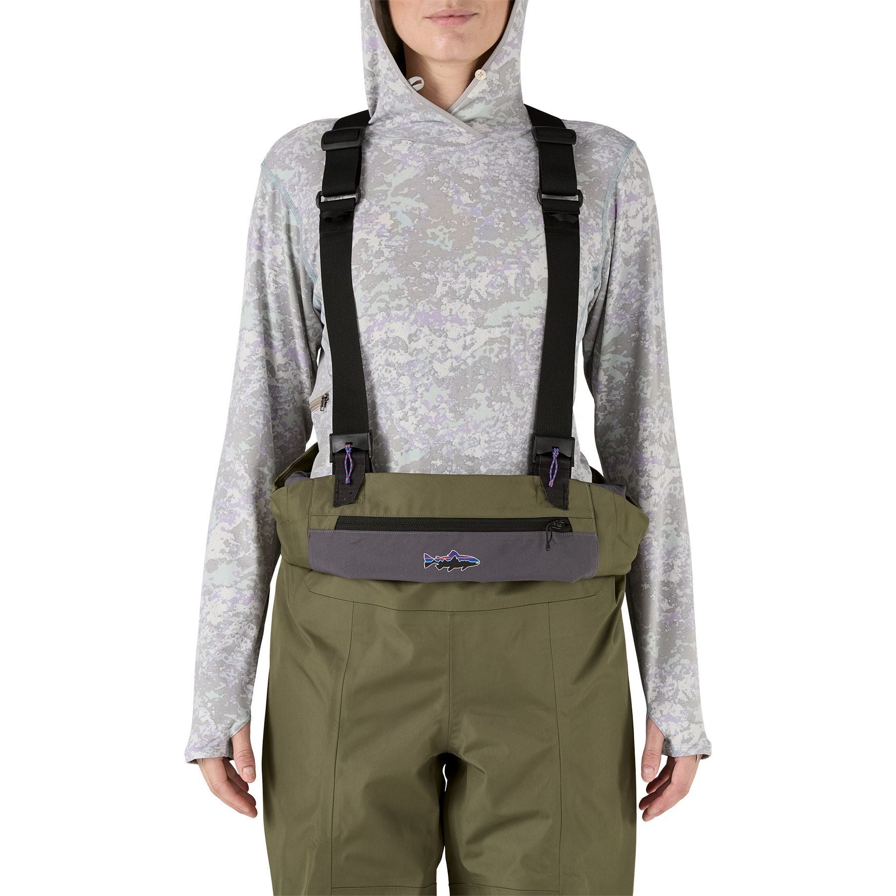 Patagonia Women's Swiftcurrent Traverse Waders Basin Green Image 06
