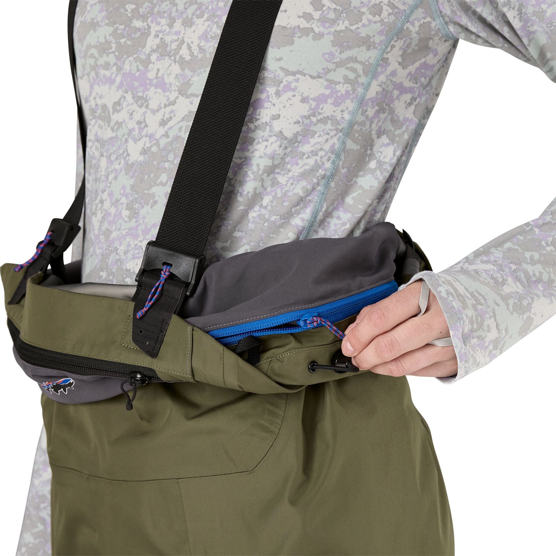 Patagonia Women's Swiftcurrent Traverse Waders Basin Green Image 08